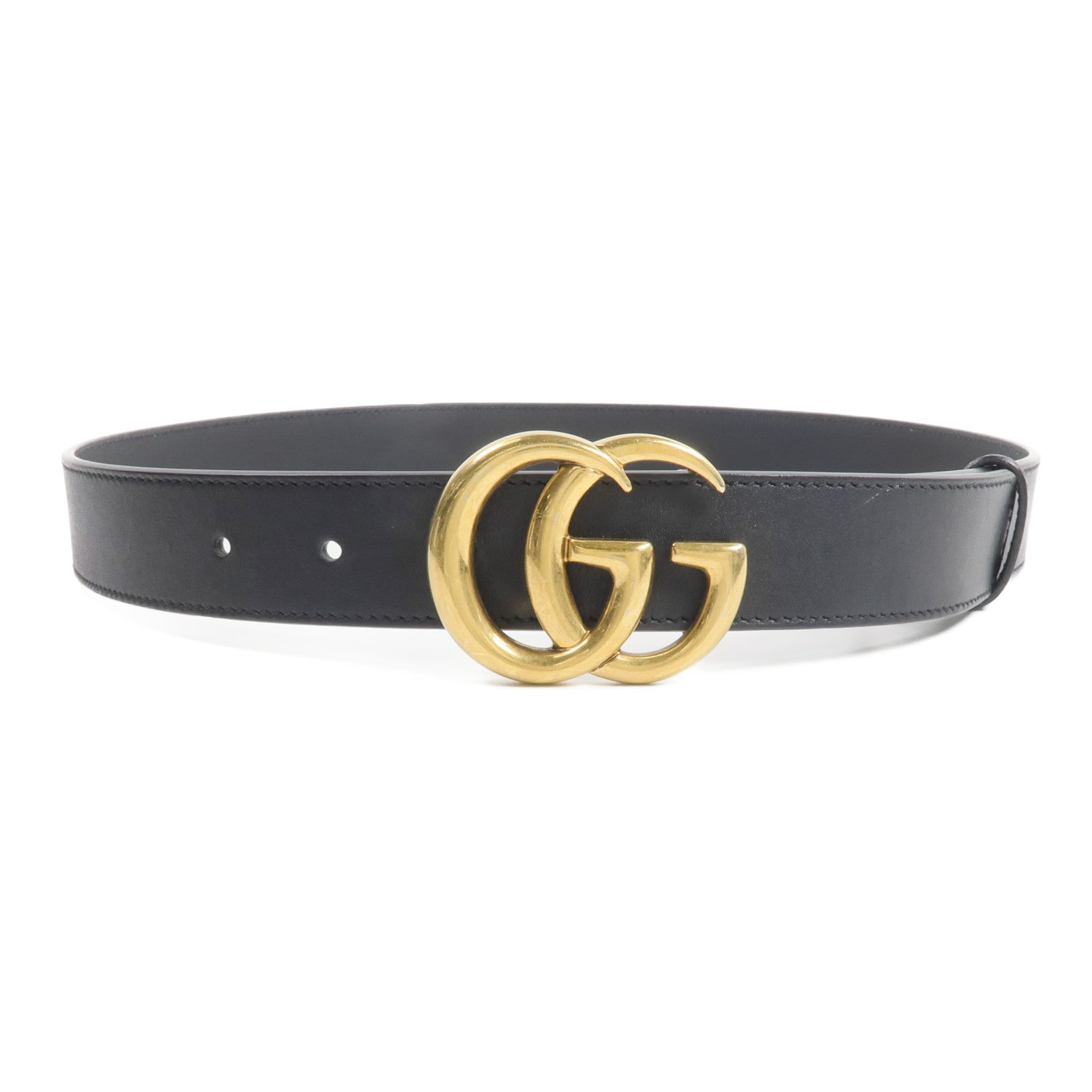 GUCCI 牛皮皮革GG Marmont Belt 80cm皮帶