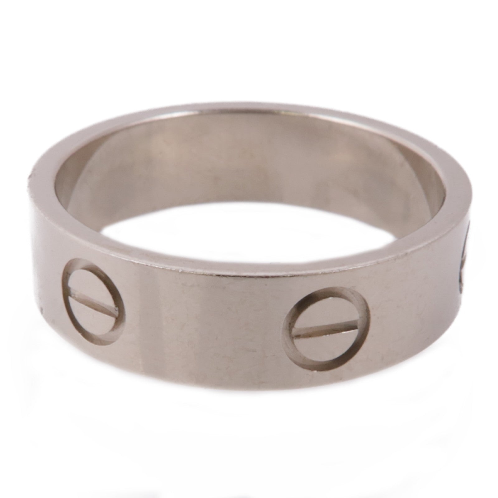 CARTIER Love Ring 18K White Gold Cartier#56 US#7.25