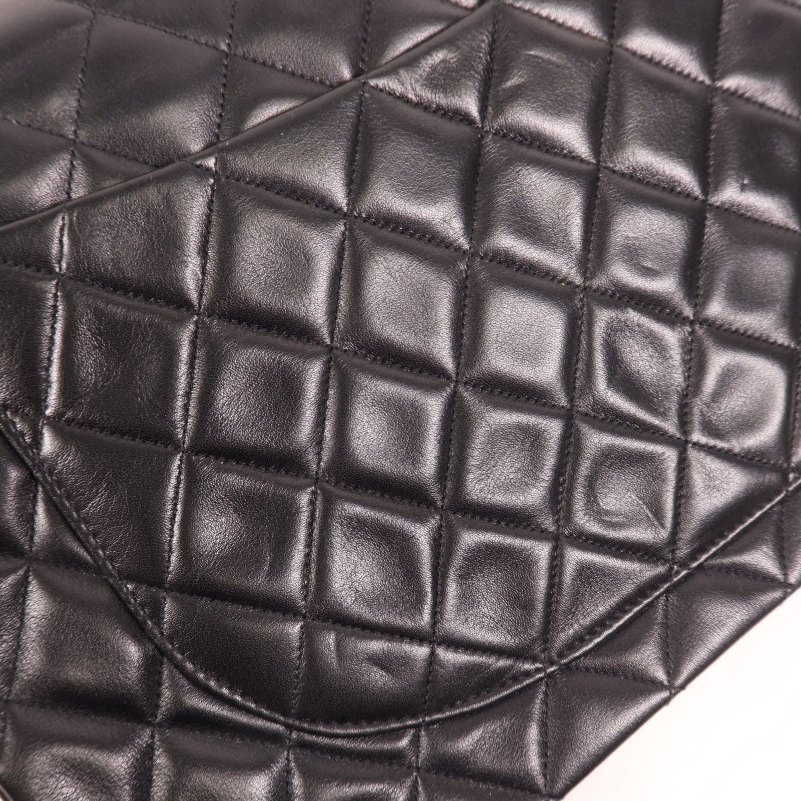 CHANEL 牛皮皮革Vintage Classic Flap Bag金扣鏈帶肩背袋