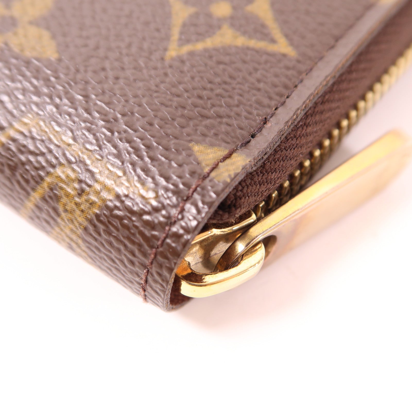 LOUIS VUITTON Monogram Zipper Long Wallet金扣長錢包