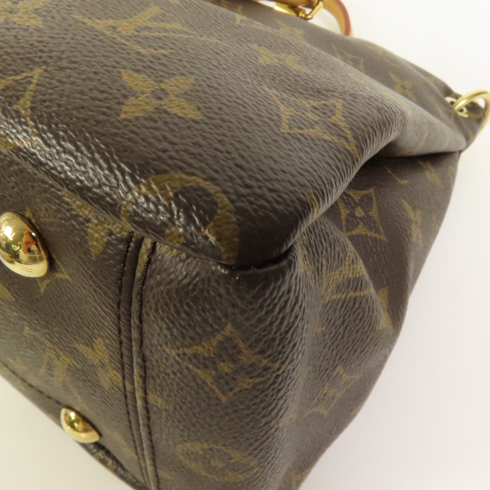 LOUIS VUITTON Monogram Pallas MM金扣手挽肩背兩用袋