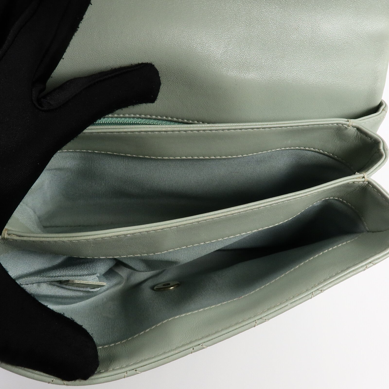 CHANEL 牛皮皮革Top Hander Flap Bag手挽肩背兩用袋