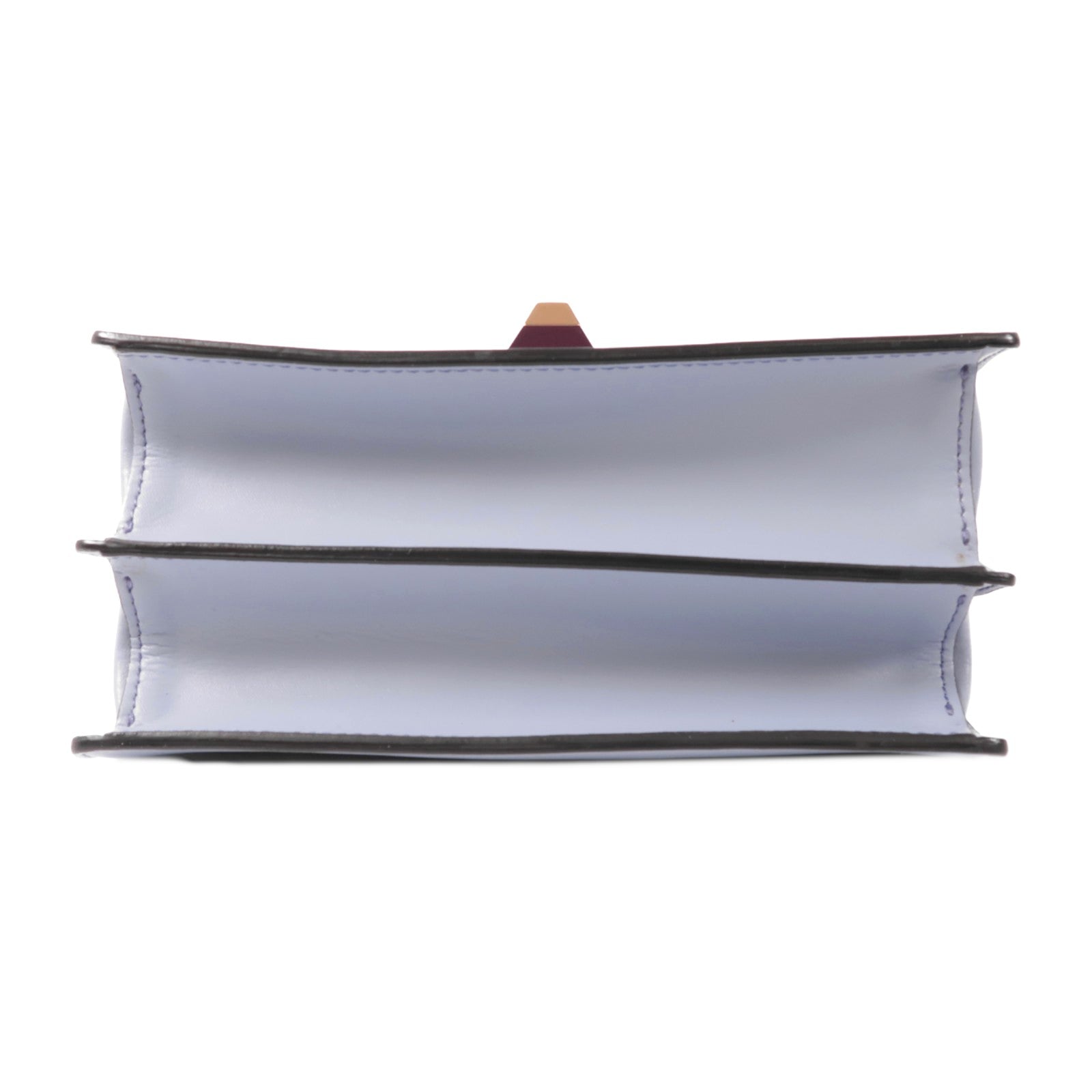 FENDI 【激減優惠】羊皮皮革Kan I銀扣肩背袋