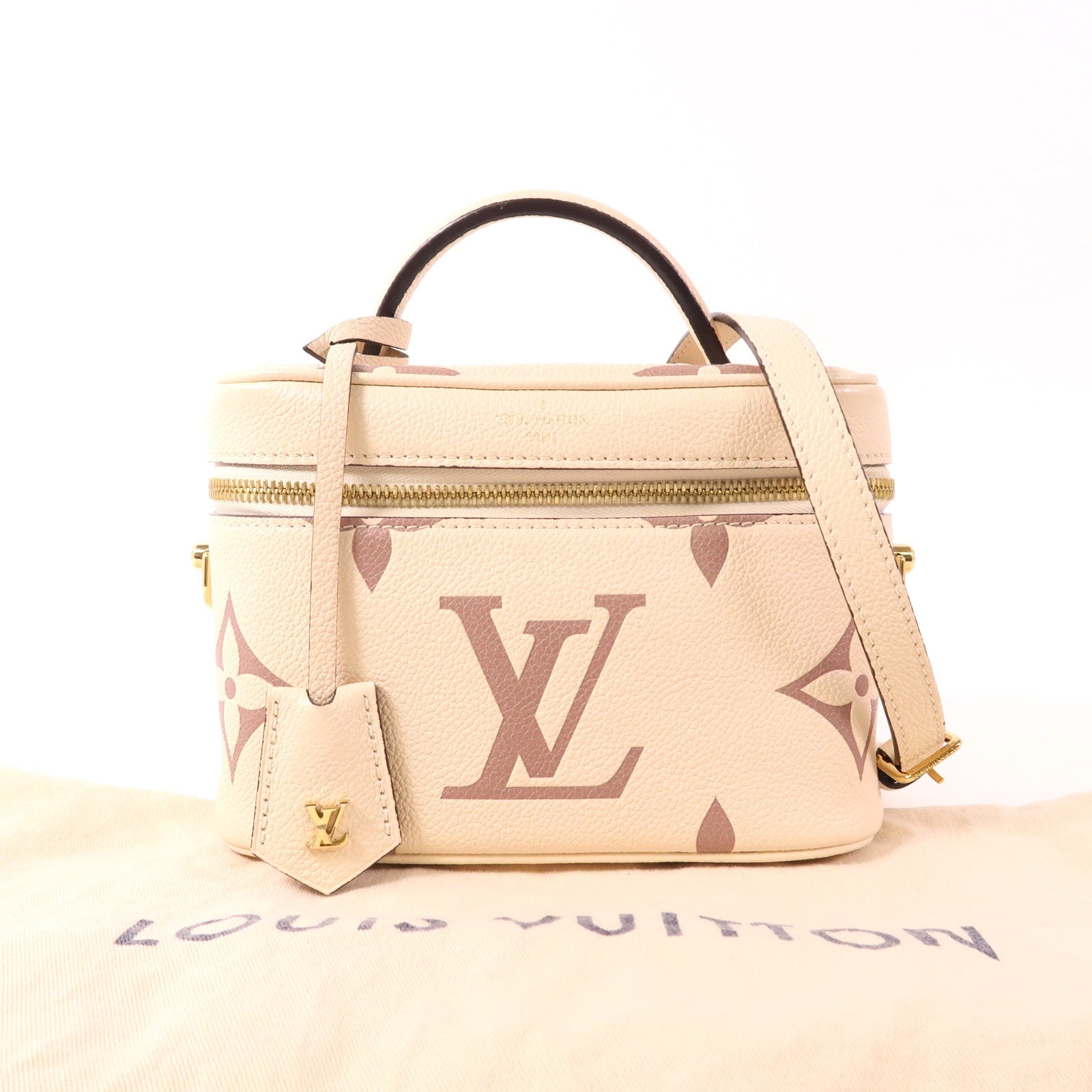 LOUIS VUITTON 【激減優惠】Monogram Empreinte Vanity PM金扣手挽肩背兩用袋