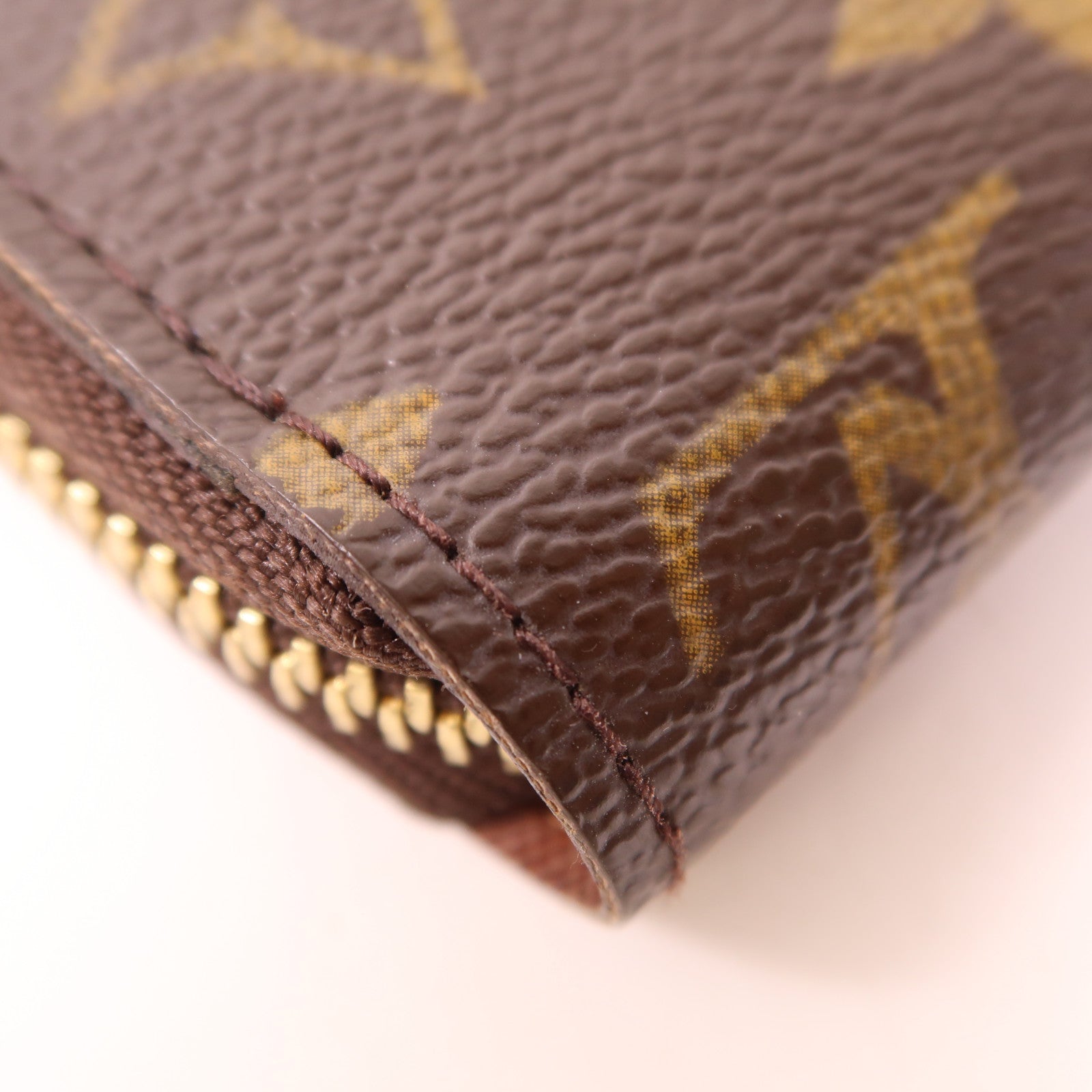 LOUIS VUITTON Monogram Zipper Long Wallet金扣長錢包