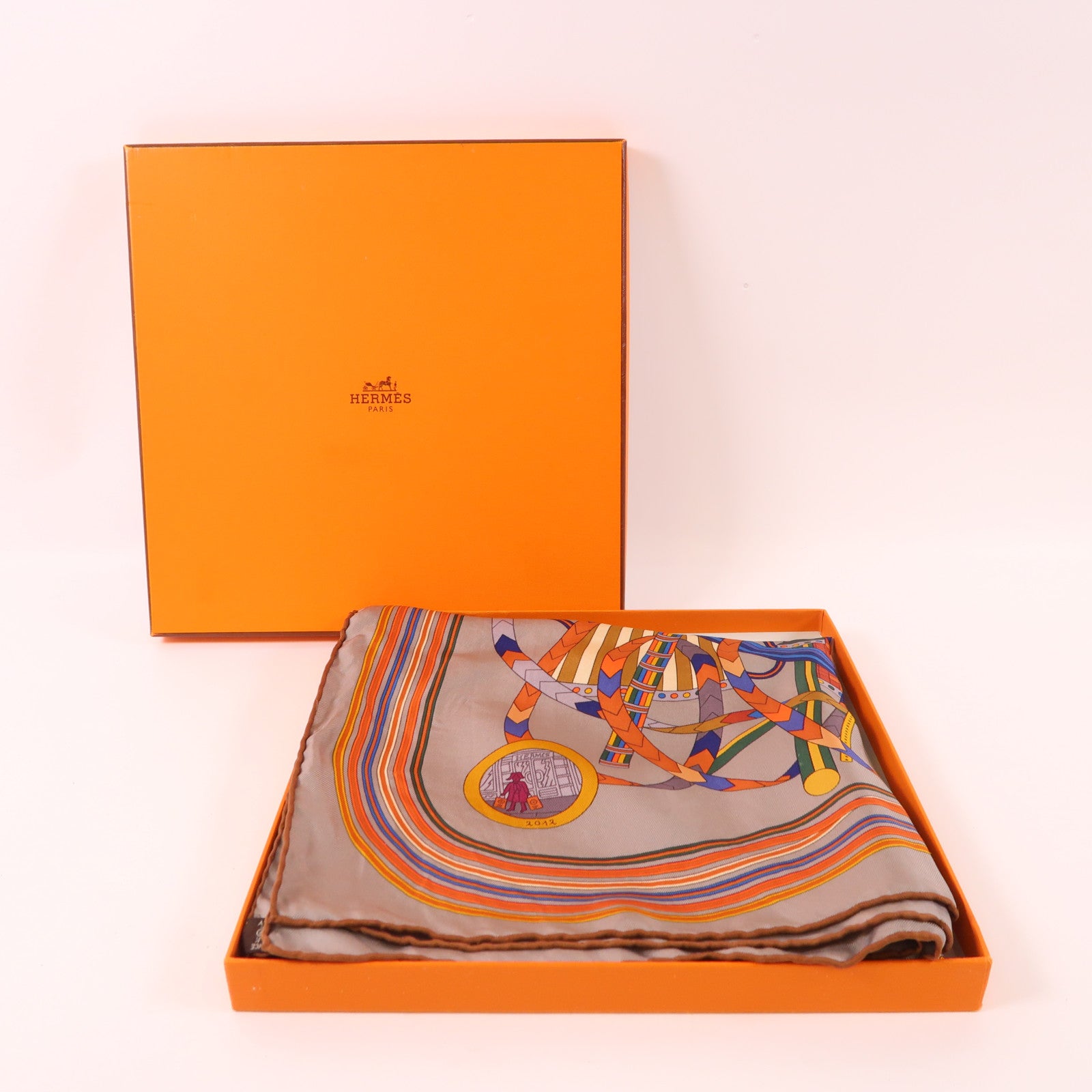 HERMES 絲質Scarf絲巾