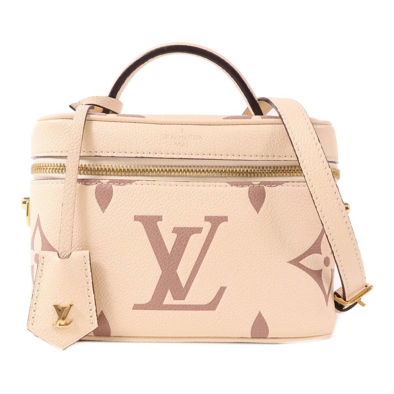 LOUIS VUITTON Monogram Empreinte Vanity PM金扣手挽肩背兩用袋