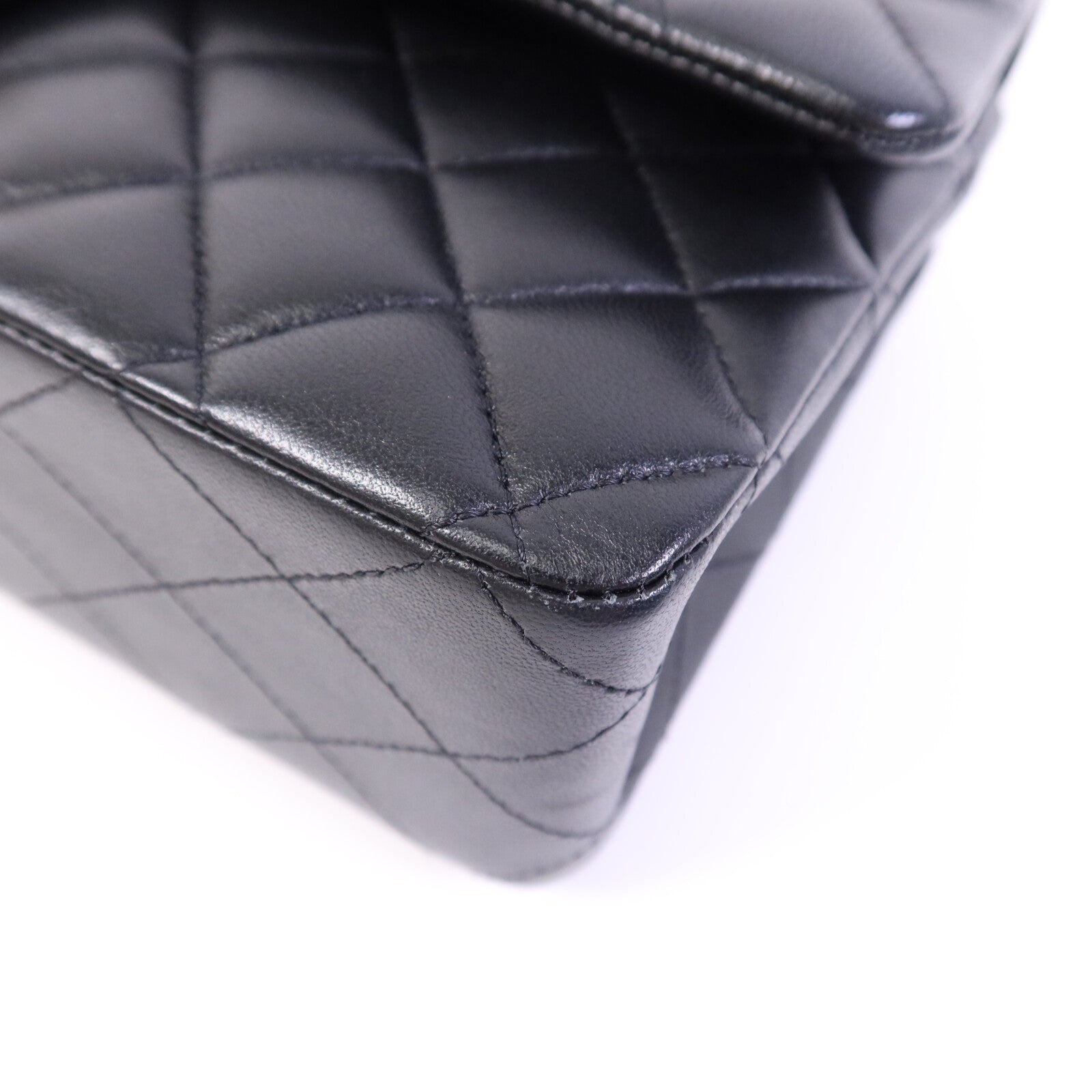 CHANEL 羊皮皮革Classic 25金扣鏈帶肩背袋