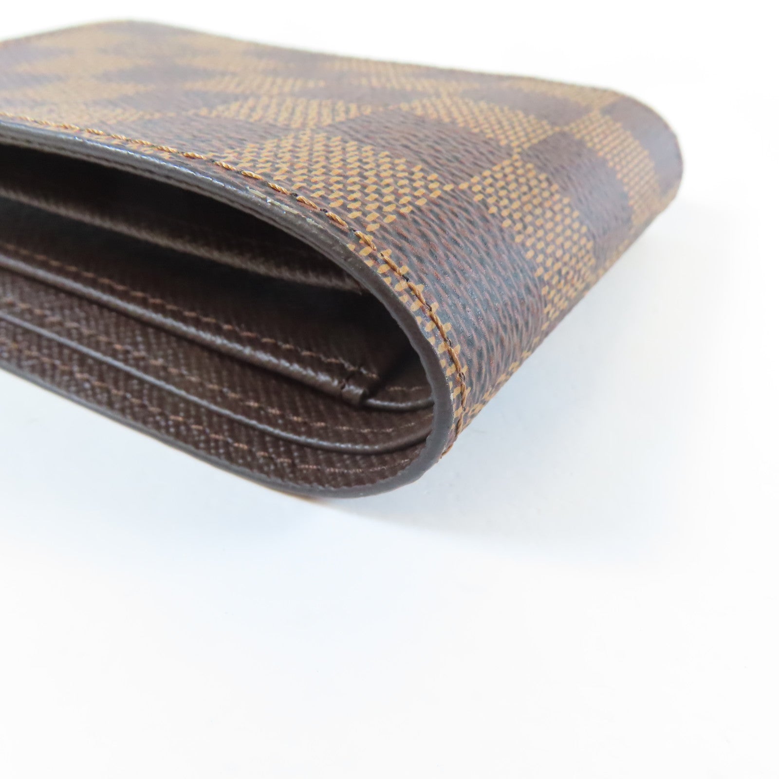 LOUIS VUITTON Damier Slender錢包啡色