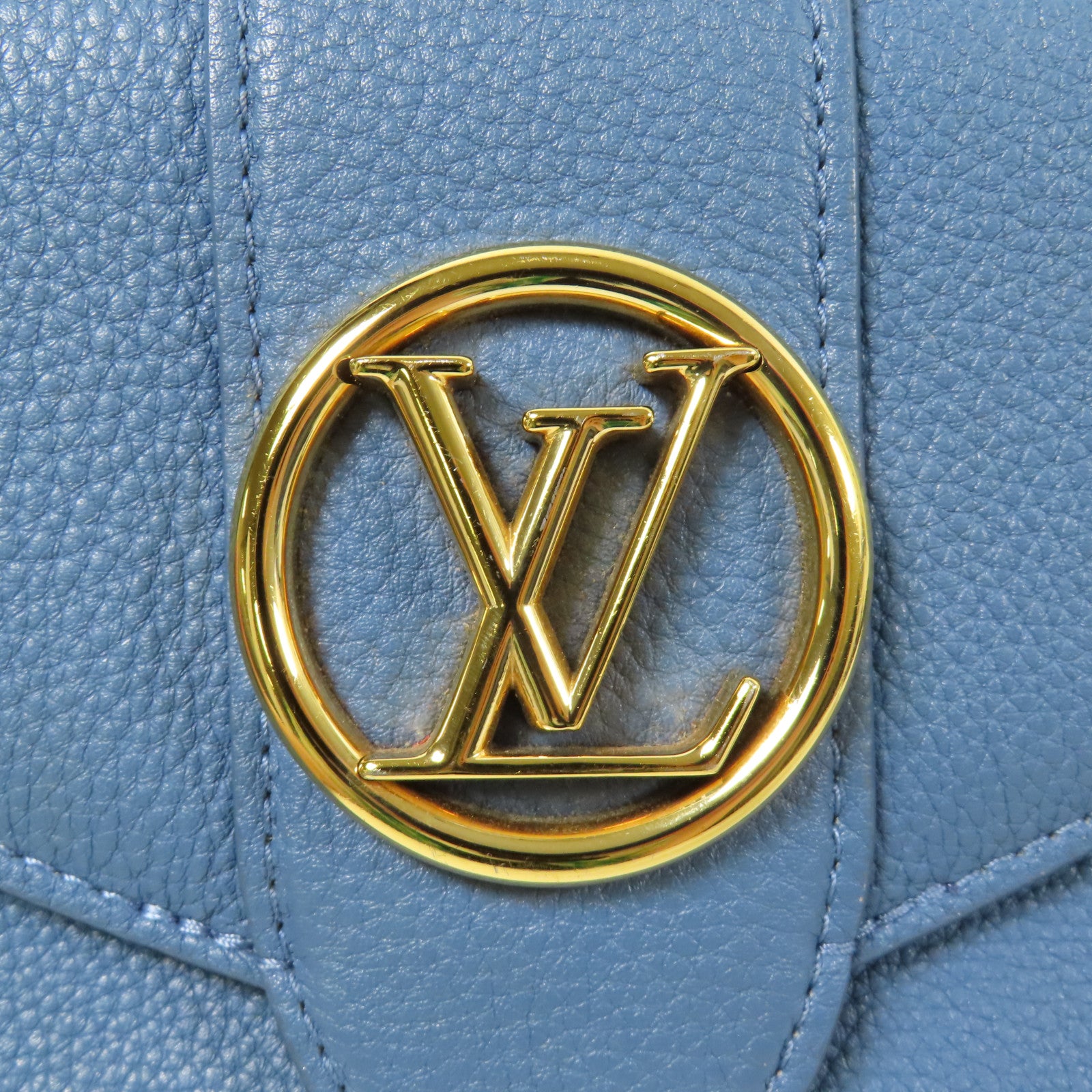 LOUIS VUITTON 【激減優惠】牛皮皮革Pont 9 Soft PM金扣肩背袋