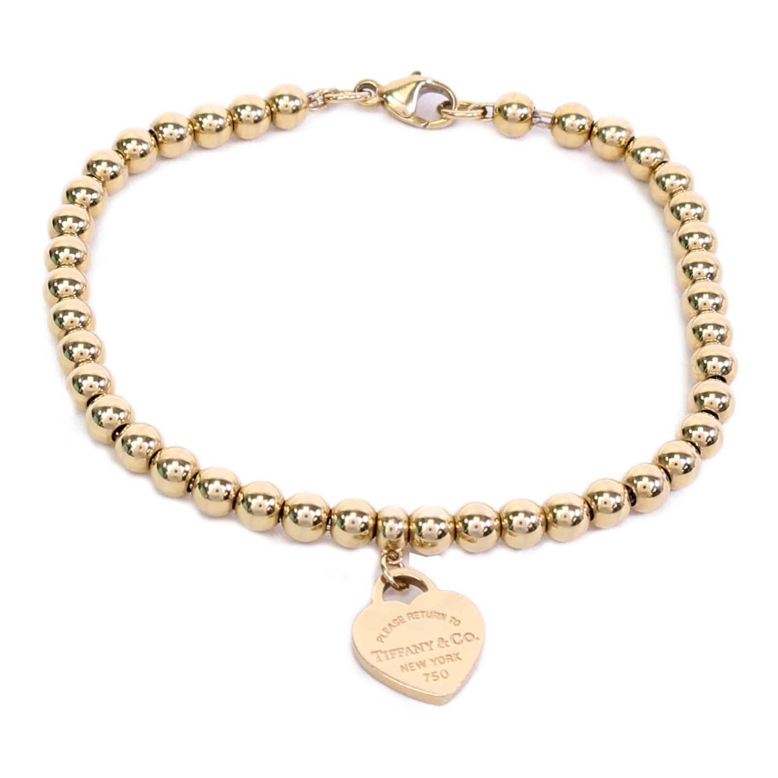 TIFFANY＆CO 18K黃金Return To Tiffany Bracelet手鏈