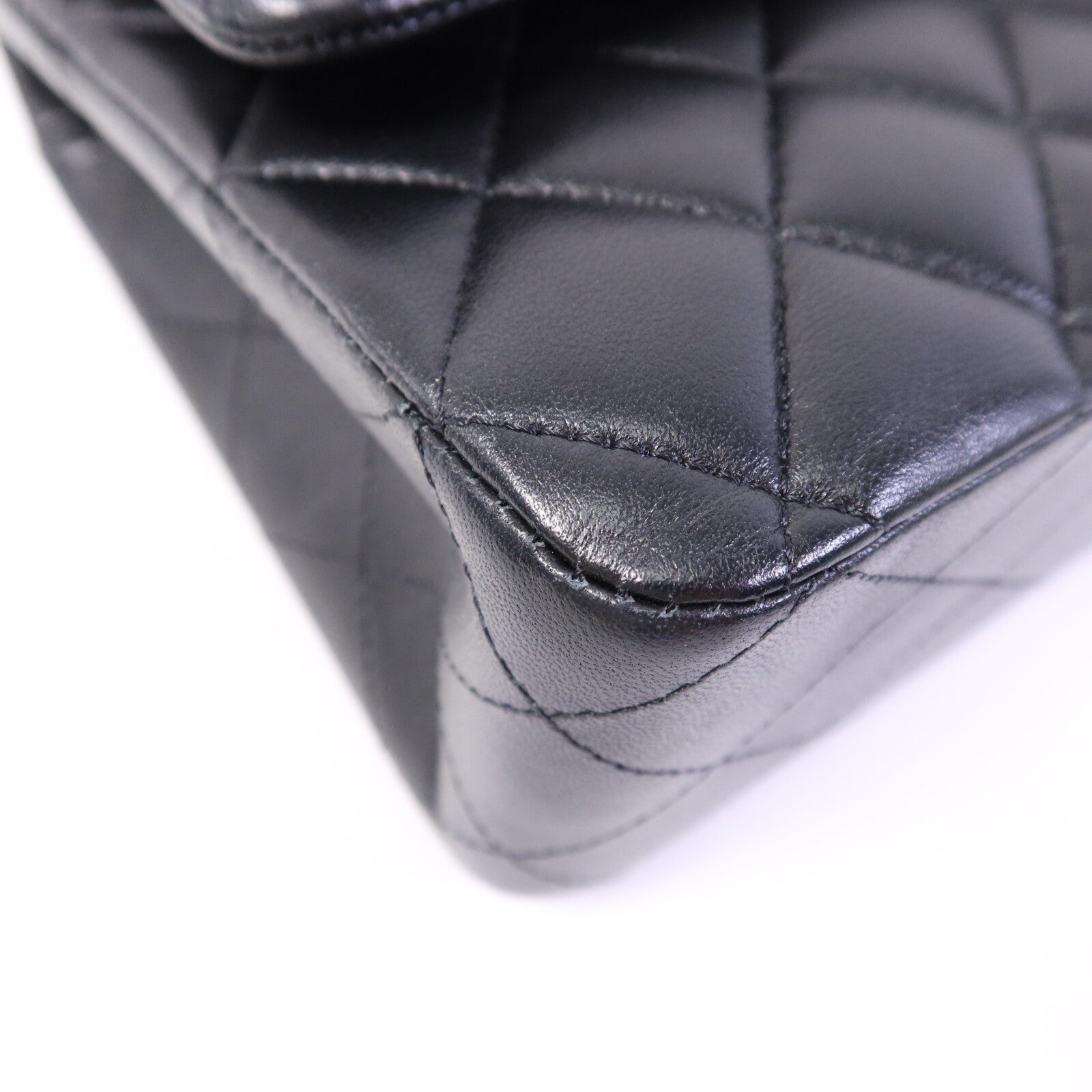 CHANEL 羊皮皮革Classic 25金扣鏈帶肩背袋