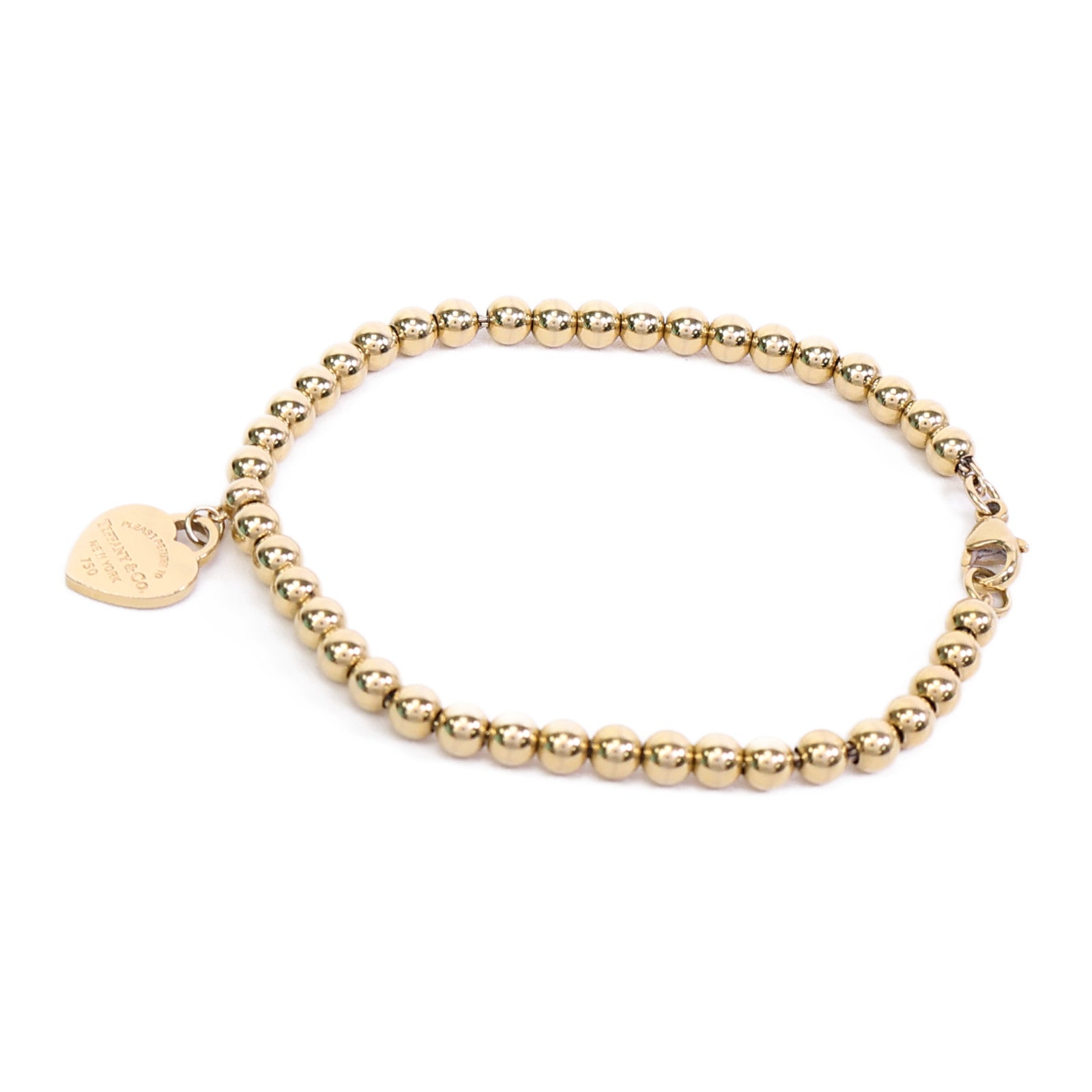TIFFANY＆CO 18K黃金Return To Tiffany Bracelet手鏈
