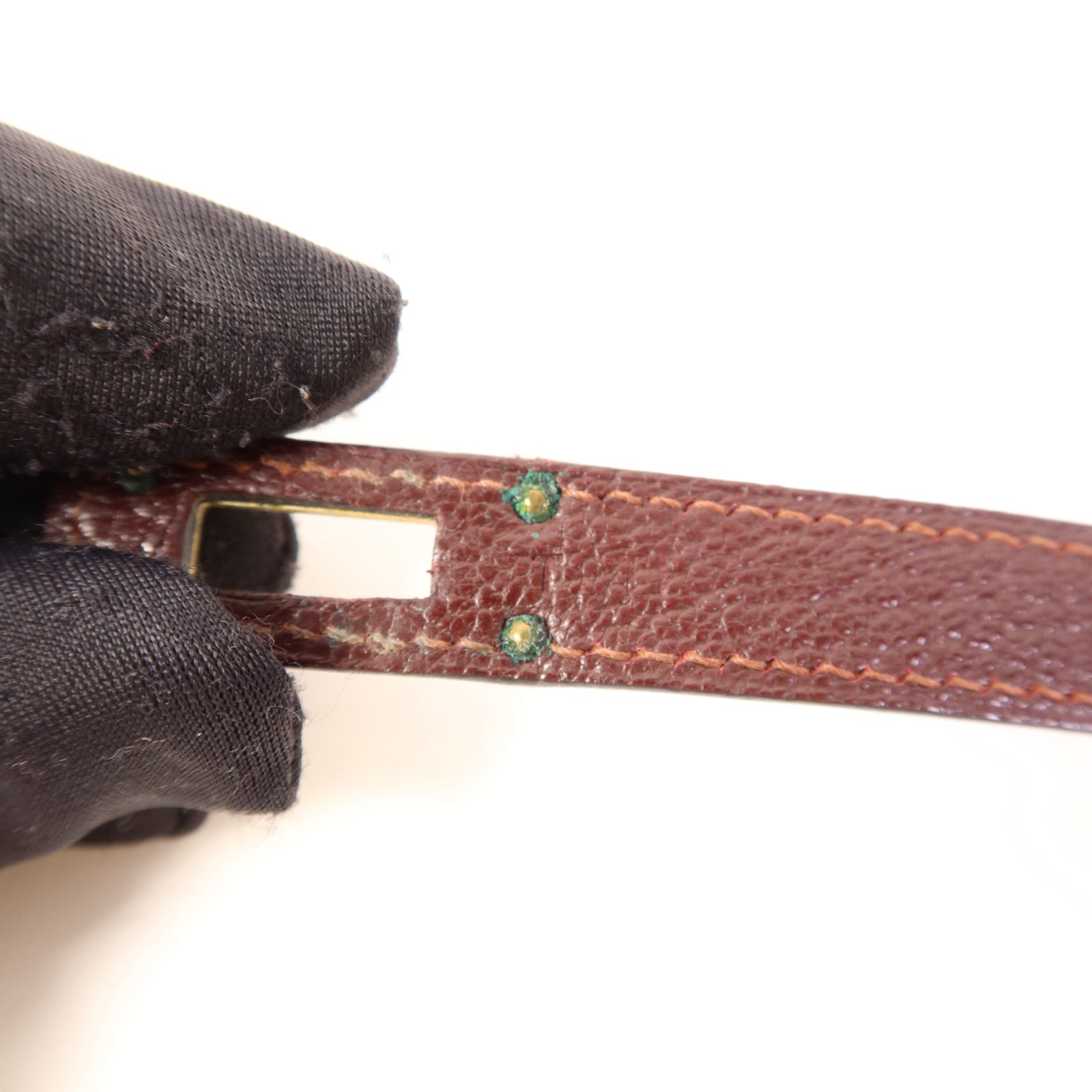 HERMES Chevre皮革Kelly Long Wallet金扣長錢包