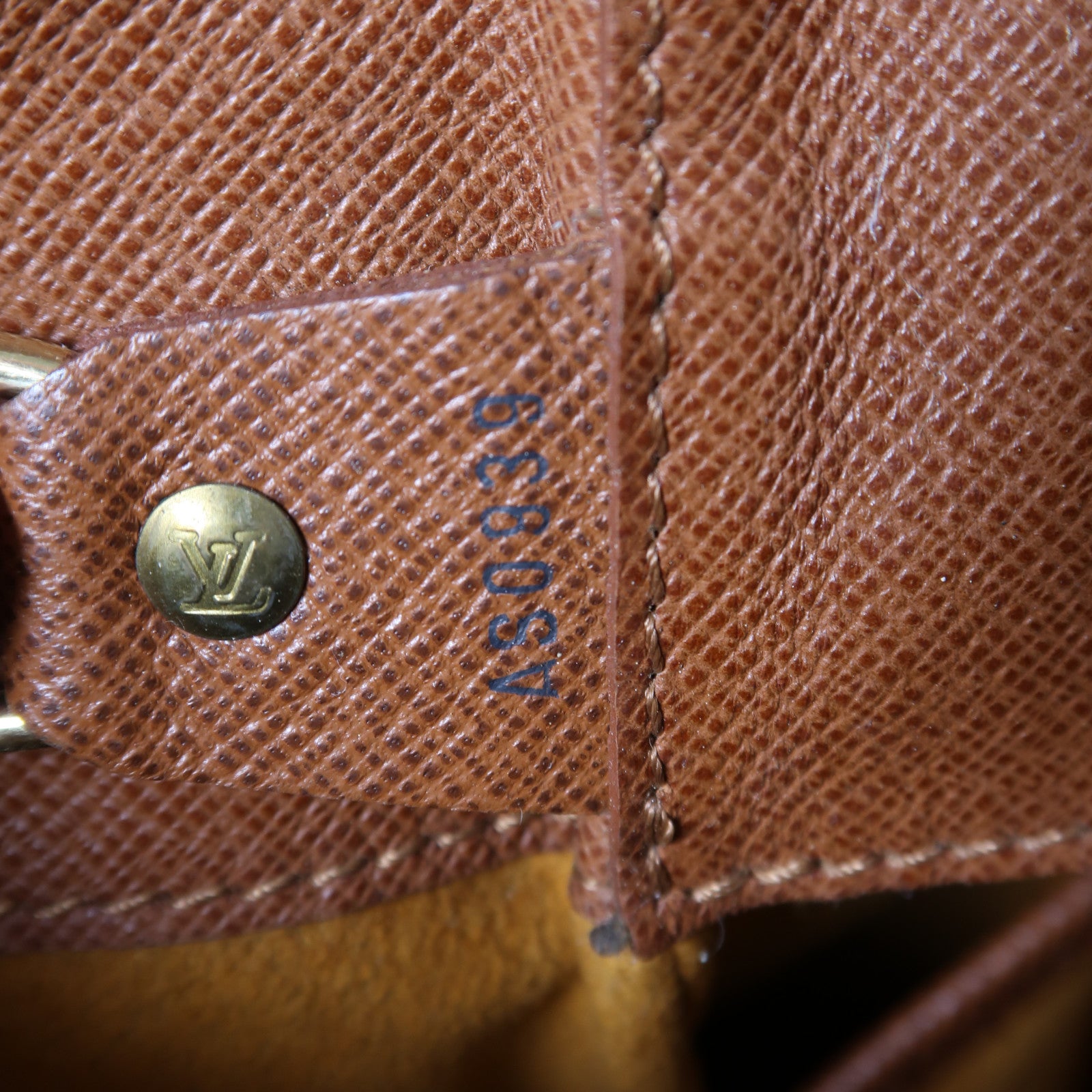LOUIS VUITTON Monogram Neverfull MM金扣手挽袋啡色
