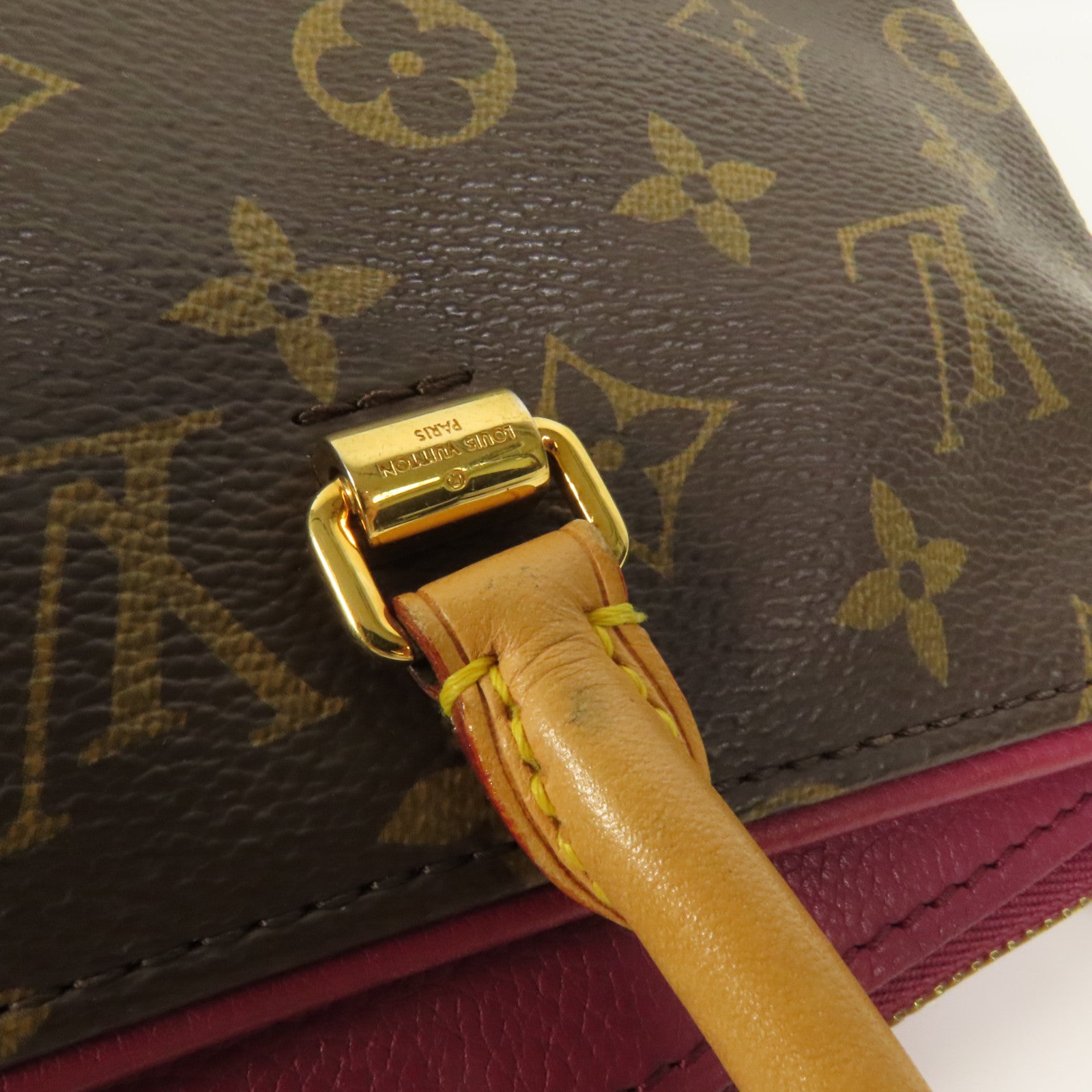 LOUIS VUITTON Monogram Pallas MM金扣手挽肩背兩用袋