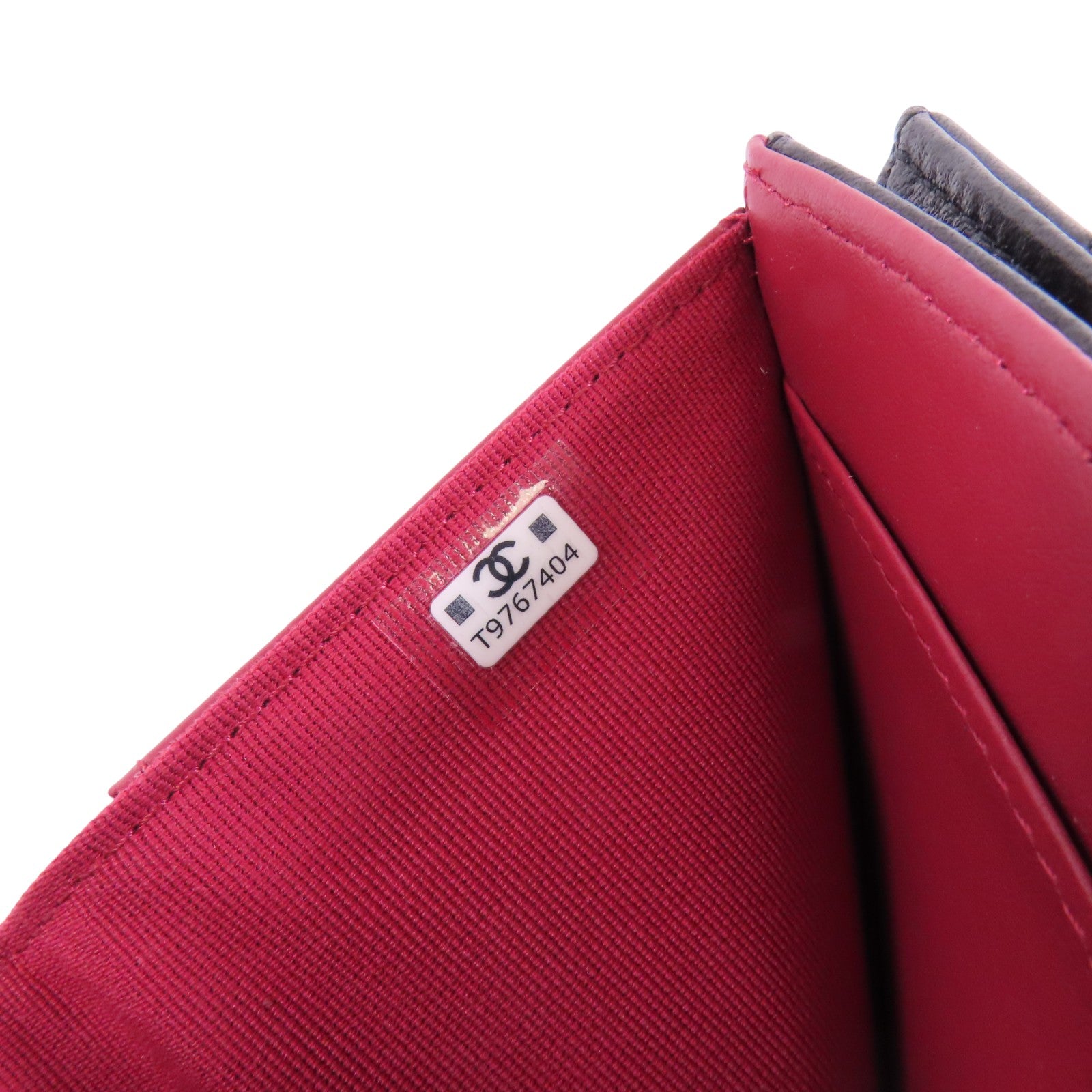 CHANEL 羊皮皮革Chanel 19 Small Wallet金扣短錢包