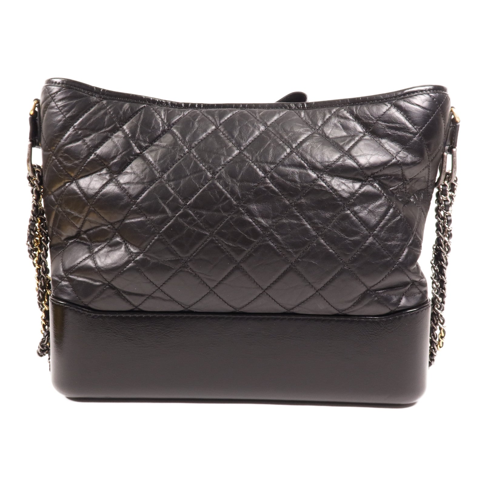 CHANEL 牛皮皮革Gabrielle Large鏈帶肩背袋