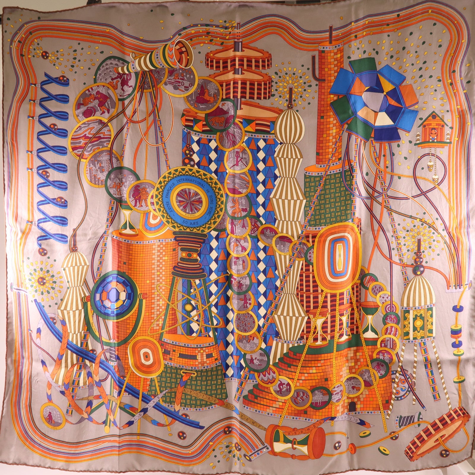 HERMES 絲質Scarf絲巾