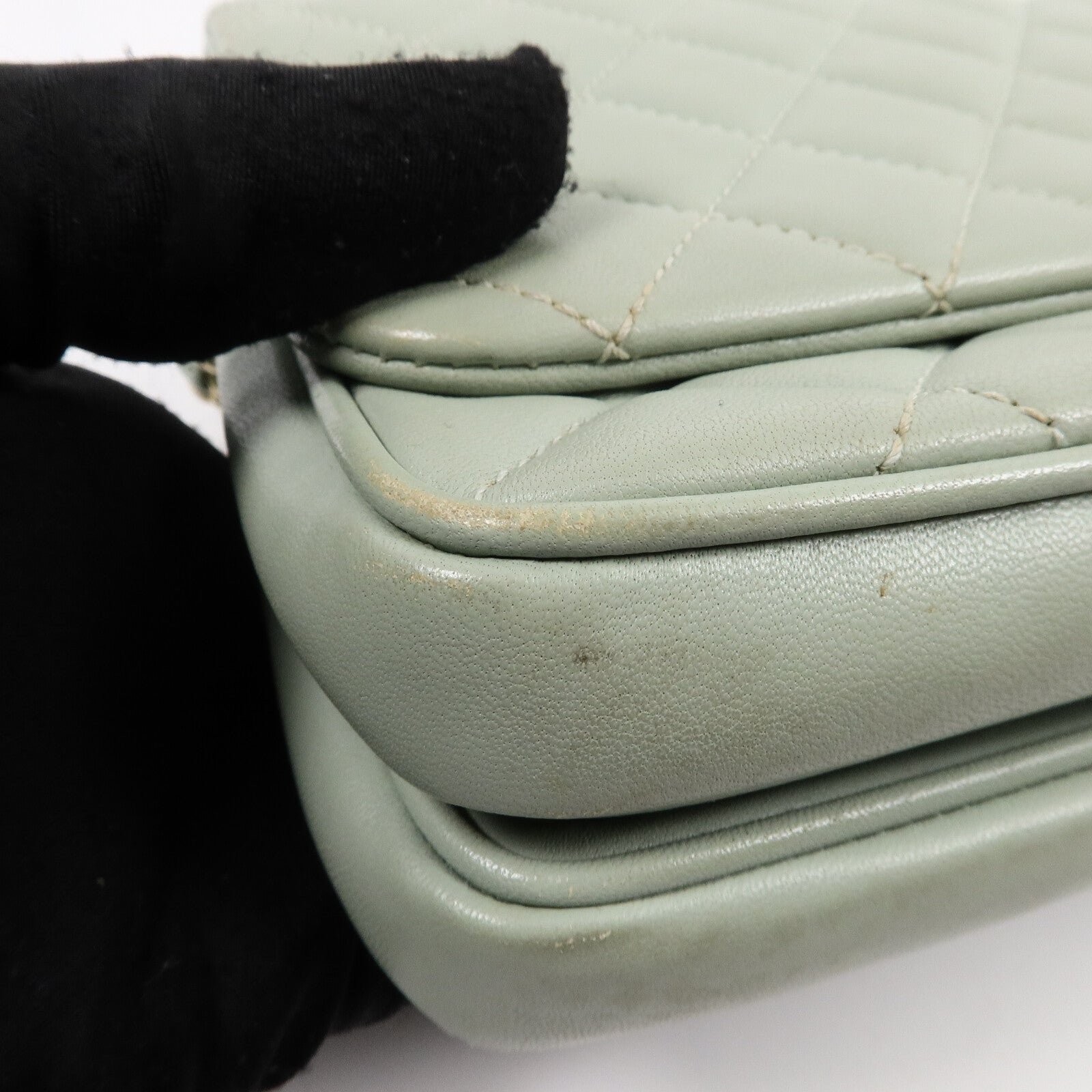 CHANEL 牛皮皮革Top Hander Flap Bag手挽肩背兩用袋