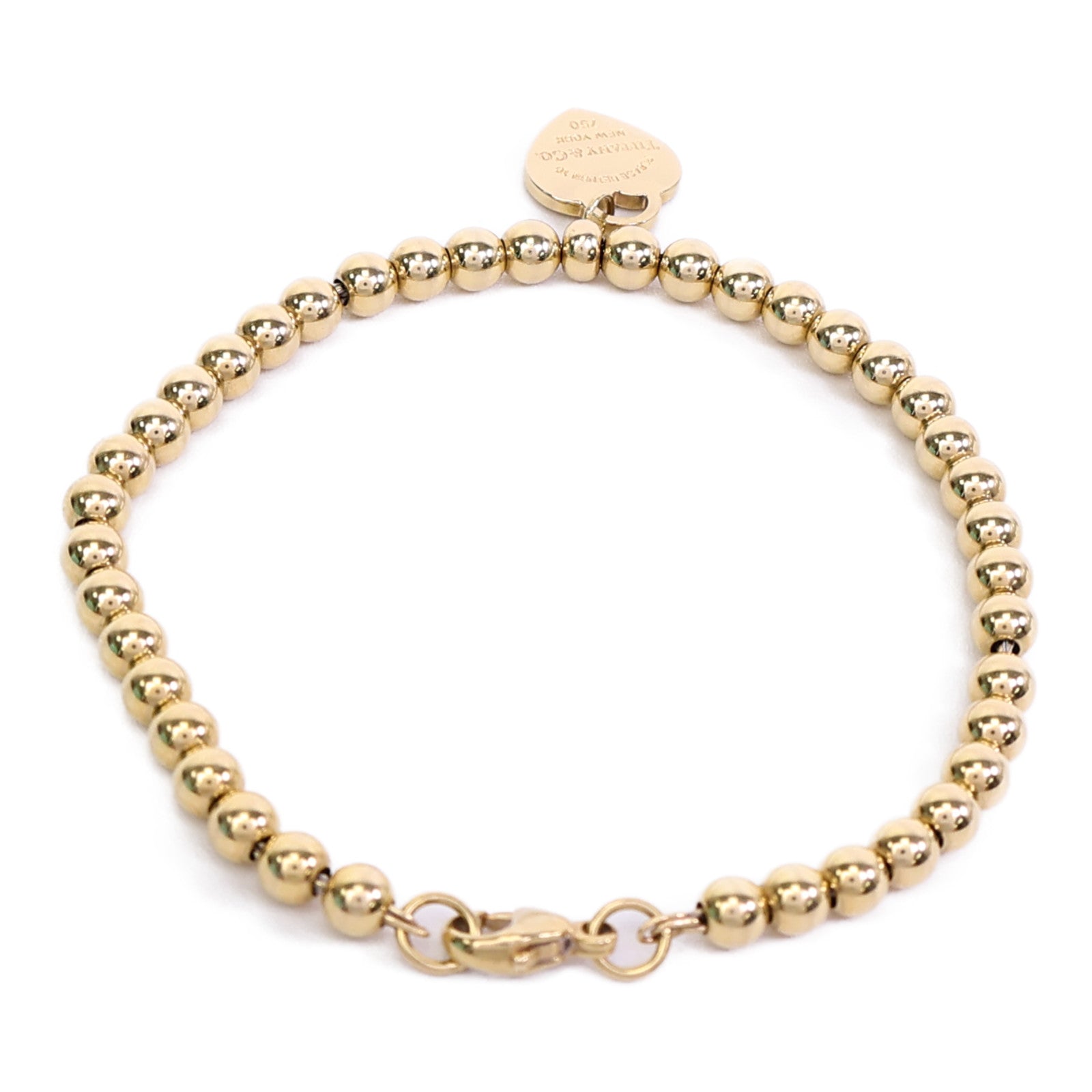 TIFFANY＆CO 18K黃金Return To Tiffany Bracelet手鏈