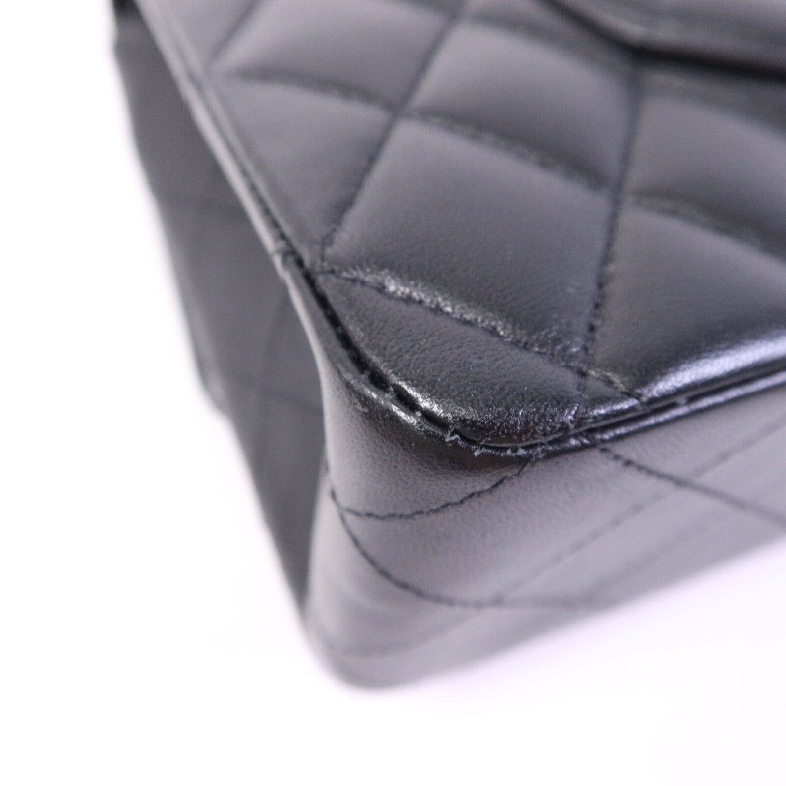 CHANEL 羊皮皮革Classic 25金扣鏈帶肩背袋