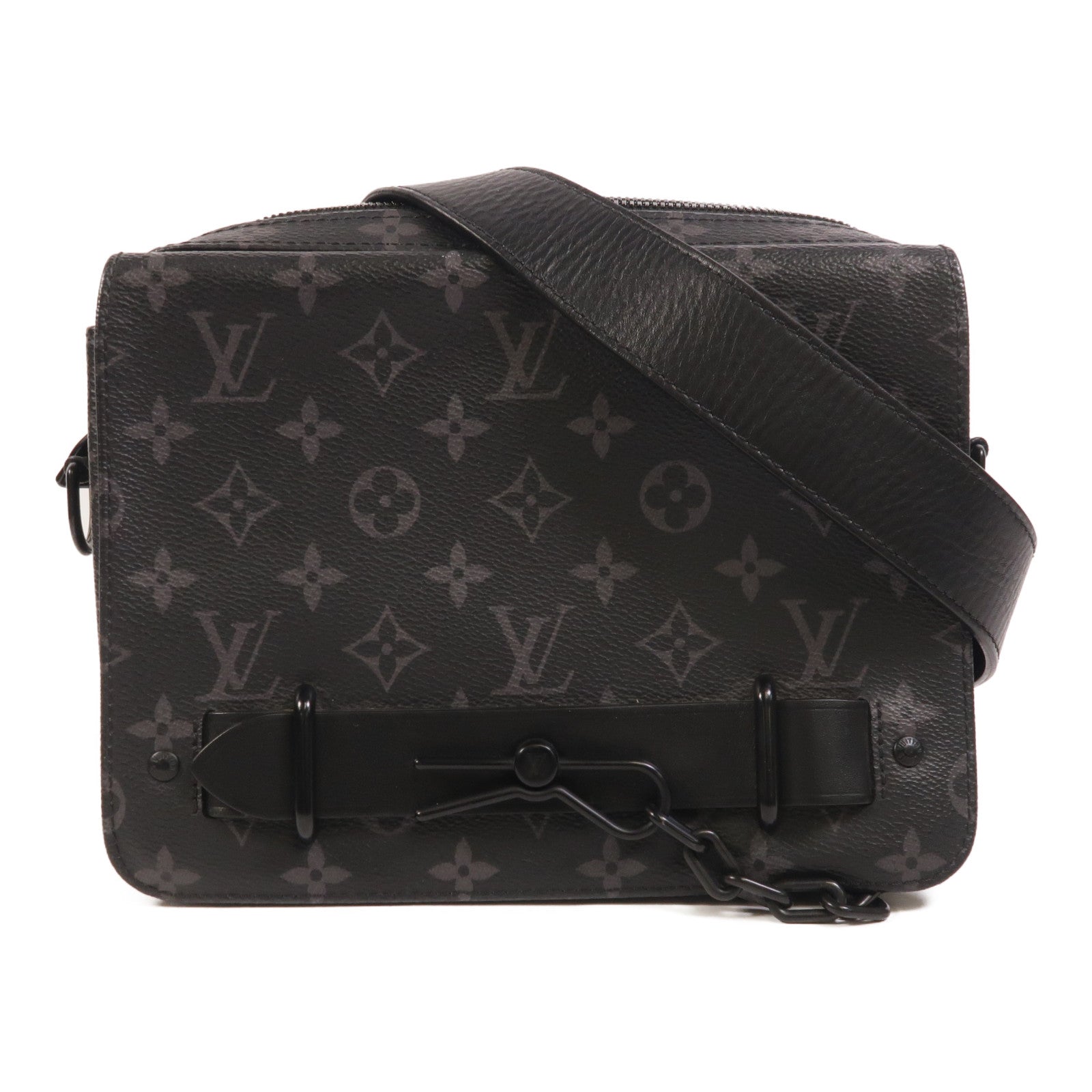 LOUIS VUITTON Monogram Eclipse Steamer肩背袋