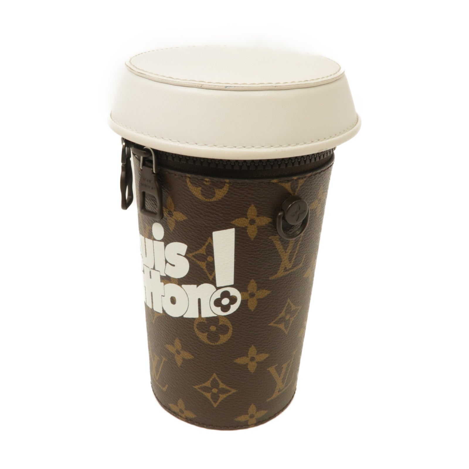 LOUIS VUITTON Monogram Coffee Cup肩背袋啡色