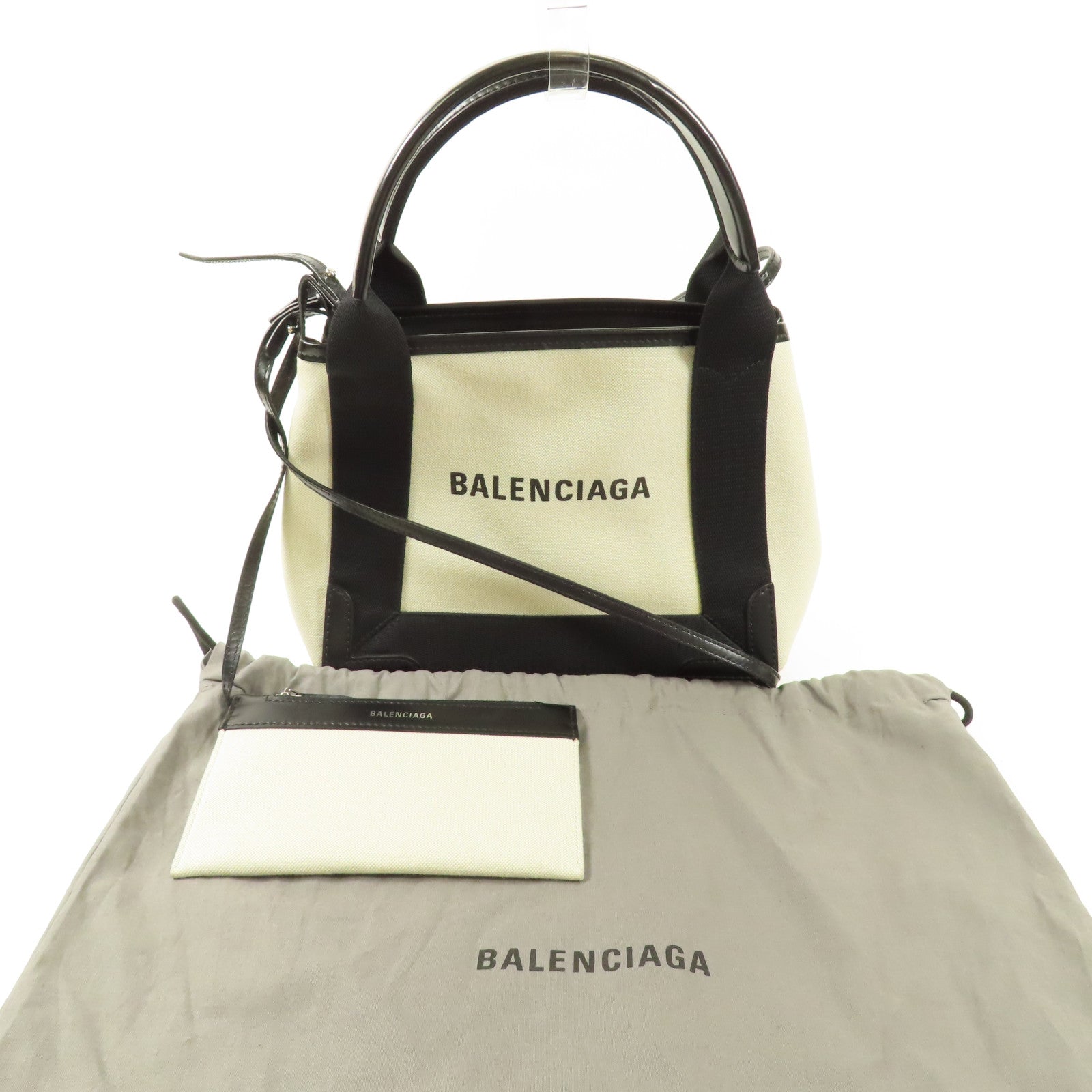 BALENCIAGA 帆布Navy Cabas手挽肩背兩用袋