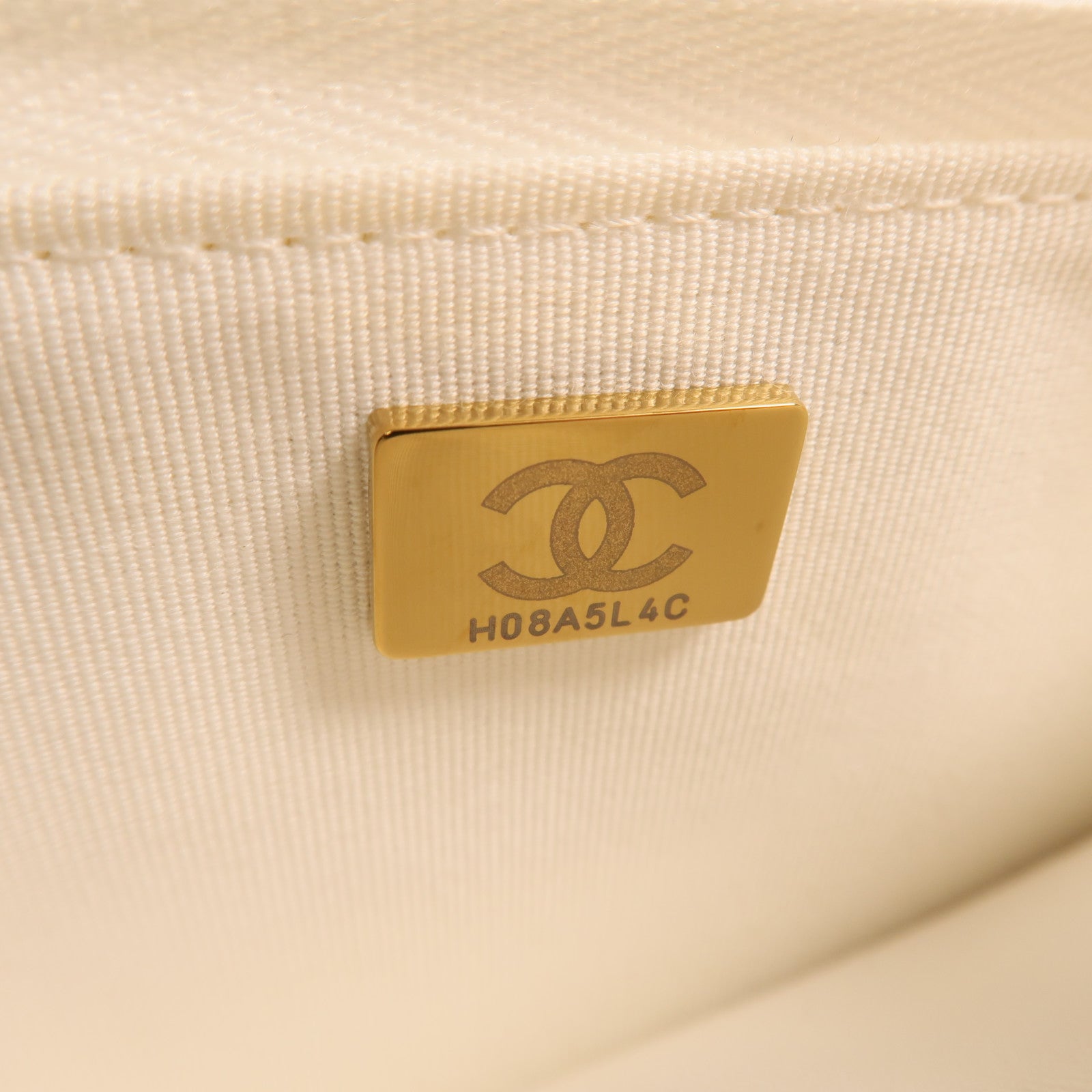 CHANEL 牛皮皮革WOC Wallet On Chain金扣鏈帶肩背袋