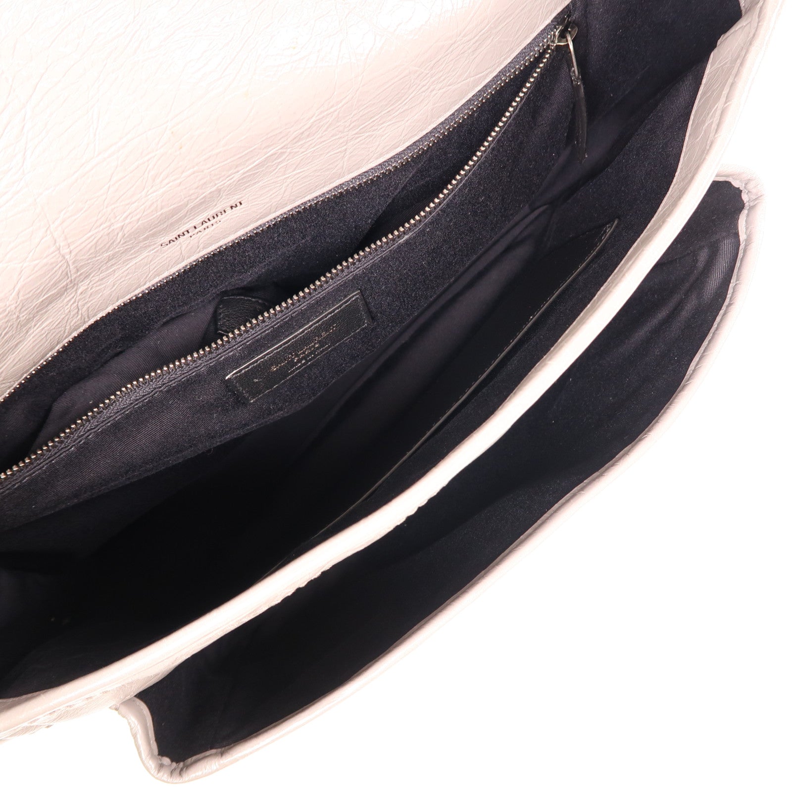 SAINT LAURENT 牛皮皮革Niki Large銀扣肩背袋