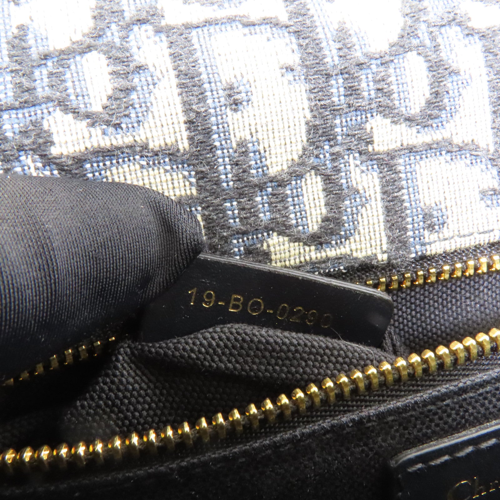 Dior 帆布Montaigne 30金扣肩背袋