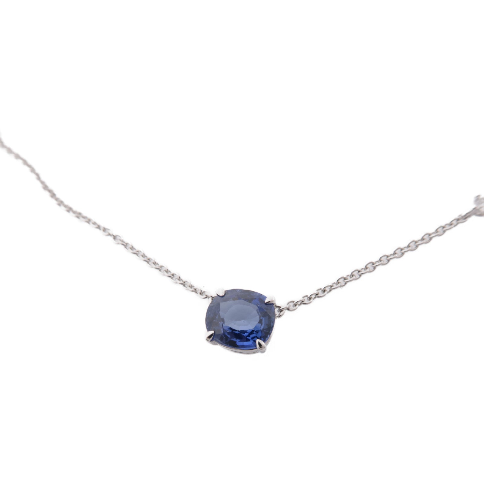 JEWELRY 18K白金Diamond/Sapphire Necklace鑽石/藍寶石項鍊