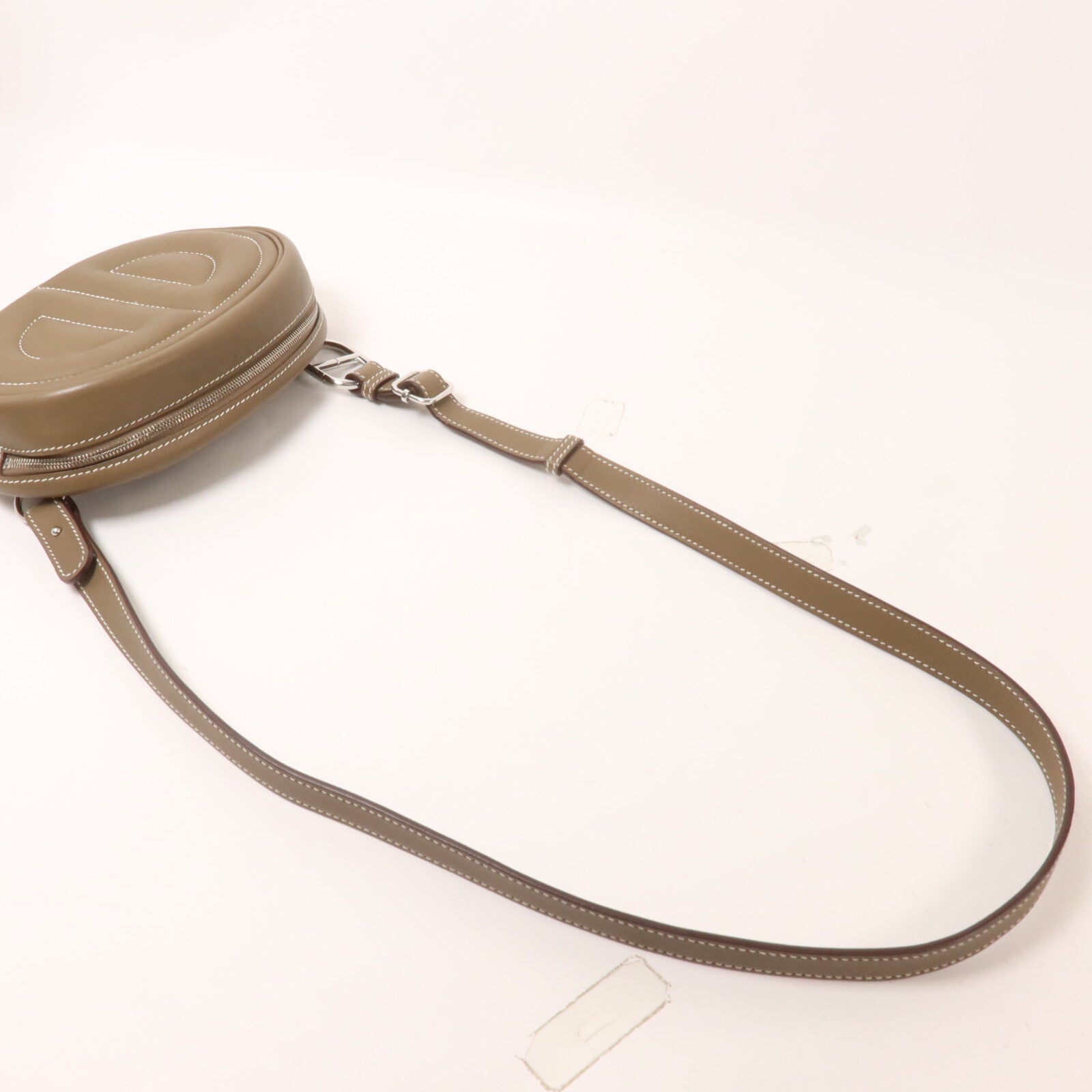 HERMES Swift皮革In The Loop Belt Bag肩背袋Etoupe
