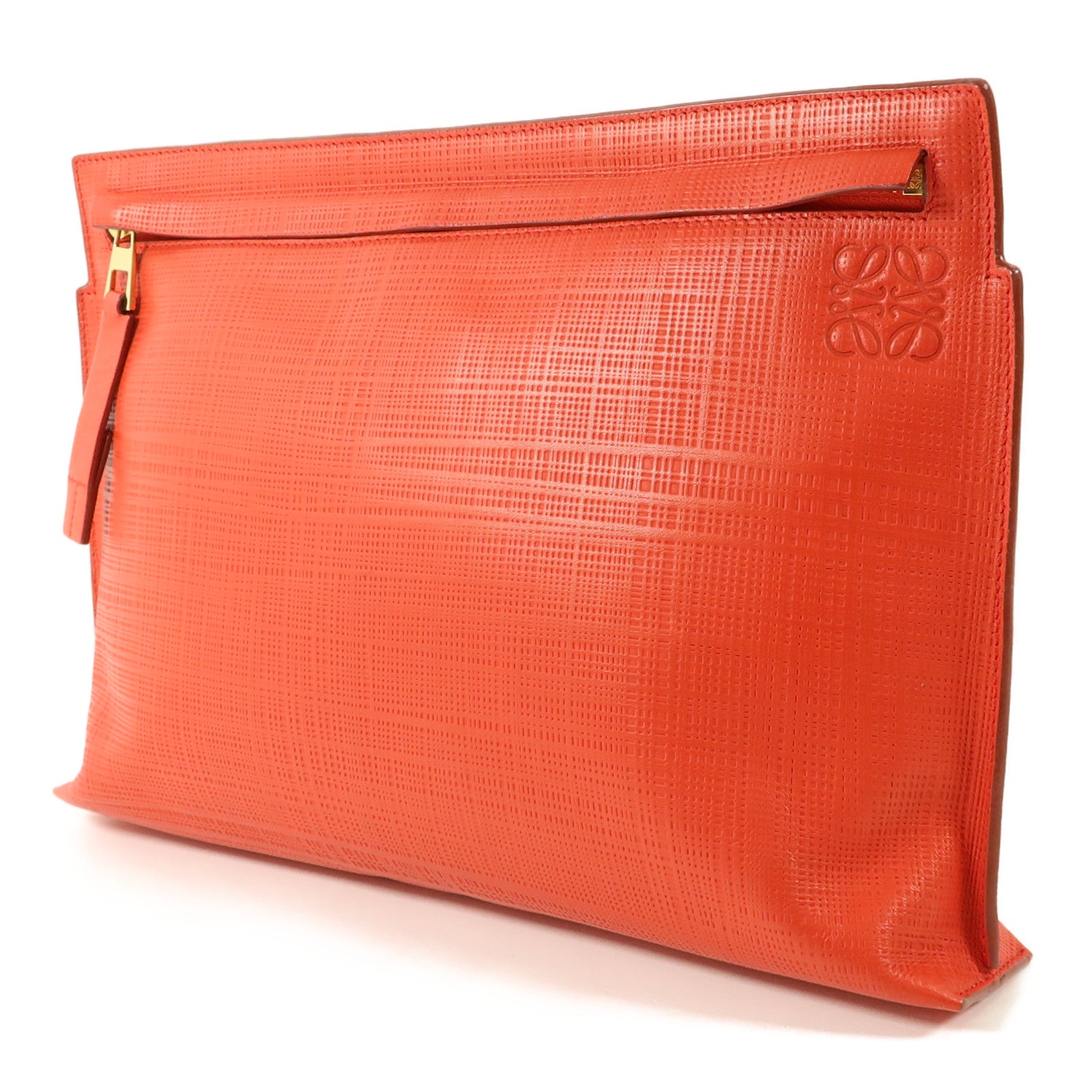 LOEWE 牛皮皮革T Pouch小袋