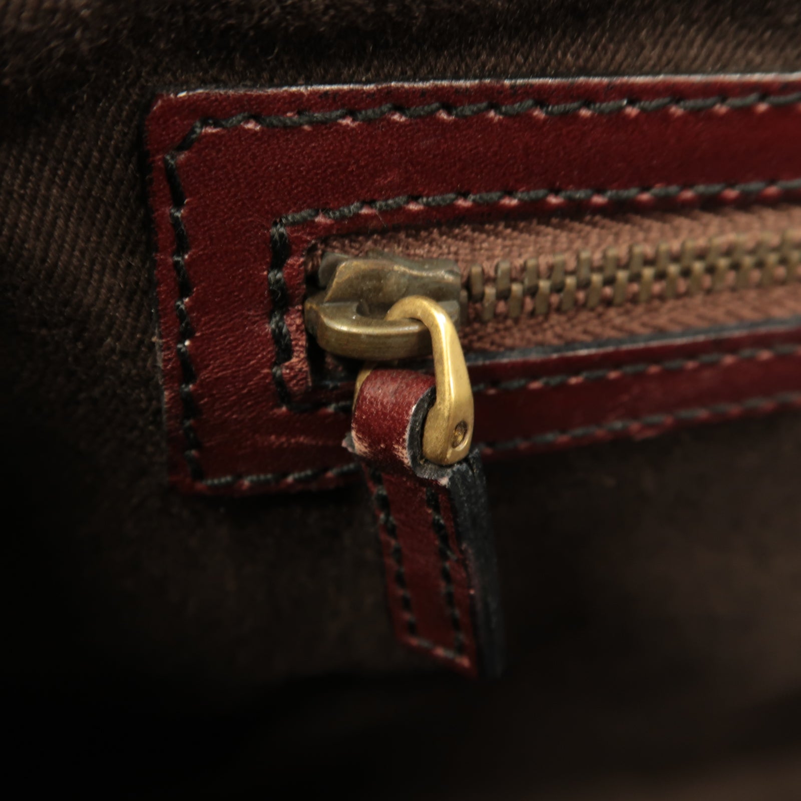 GUCCI 帆布Shoulder Bag金扣肩背袋棕色