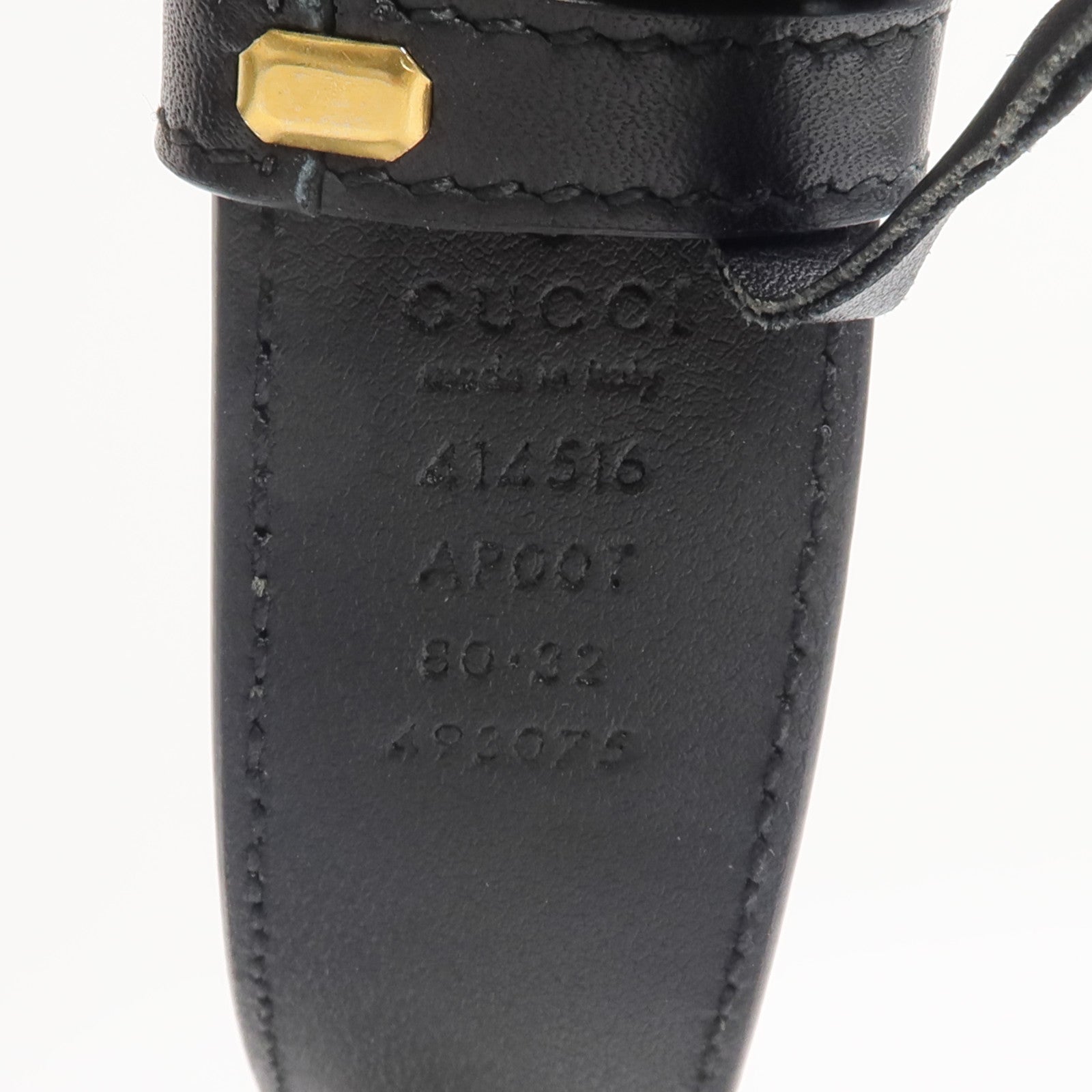 GUCCI 牛皮皮革GG Marmont Belt 80cm皮帶