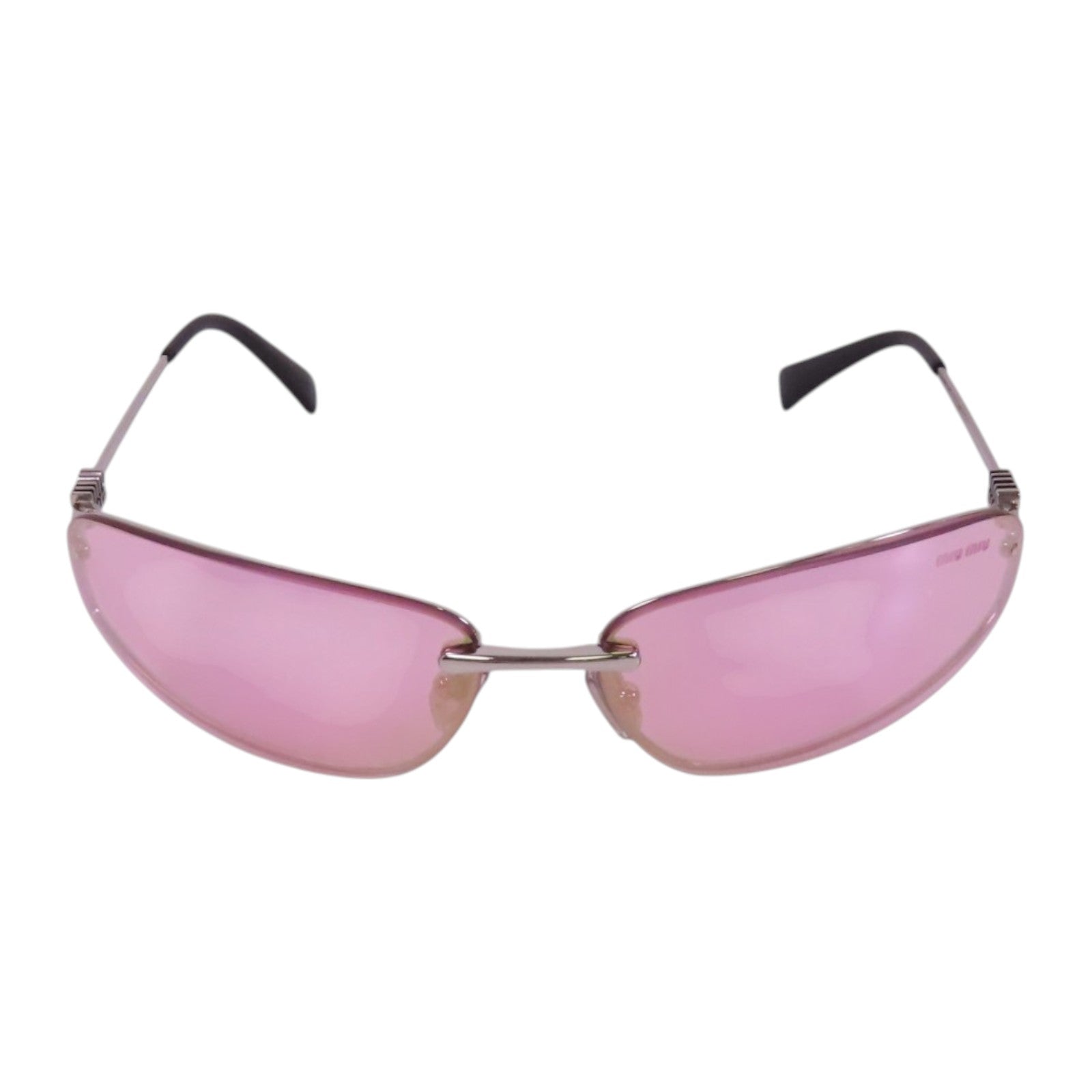 Miu Miu PVC/金屬Sunglasses銀扣太陽眼鏡