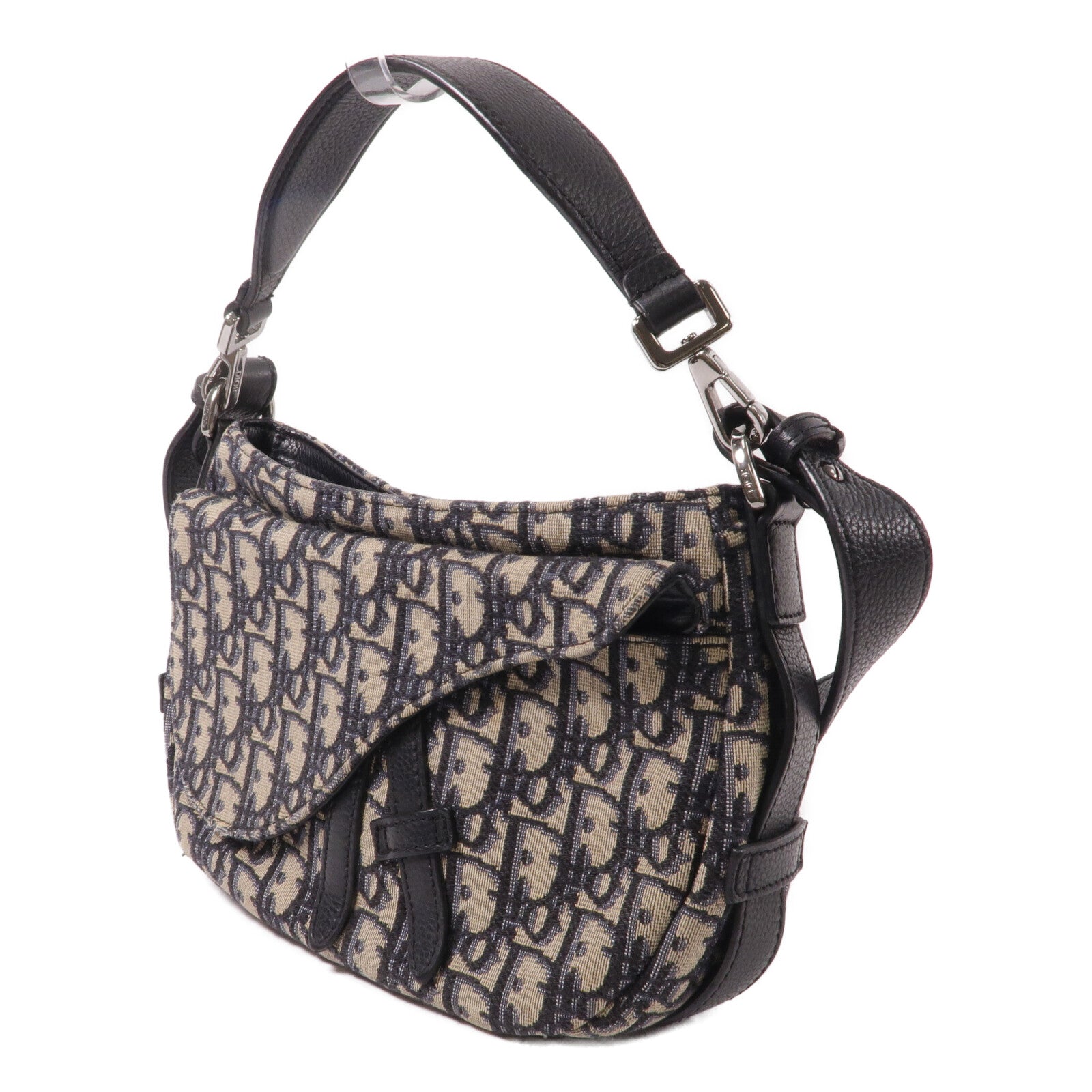 Dior 帆布Saddle Messenger Bag手挽肩背兩用袋