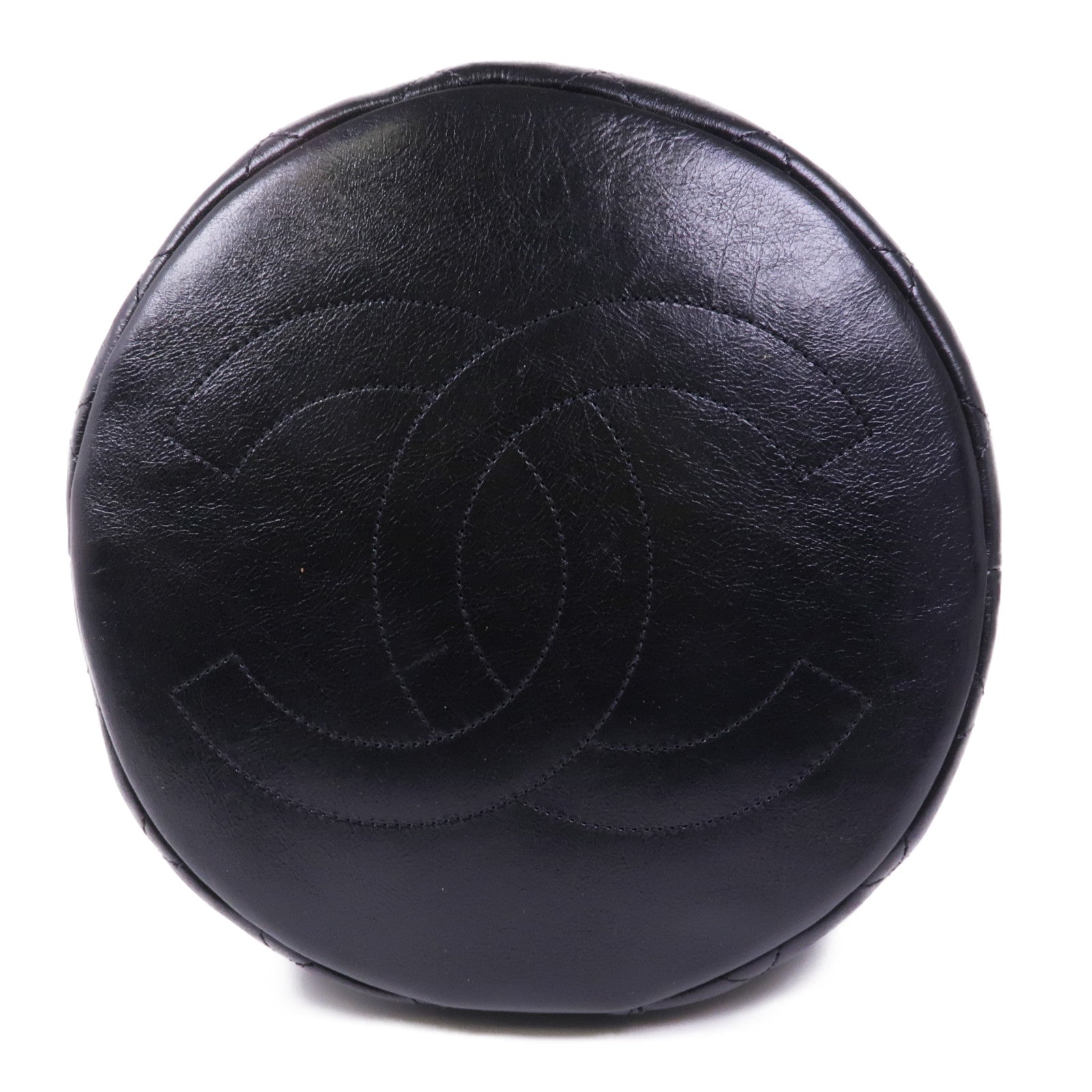 CHANEL 羊毛Backpack銀扣肩背袋