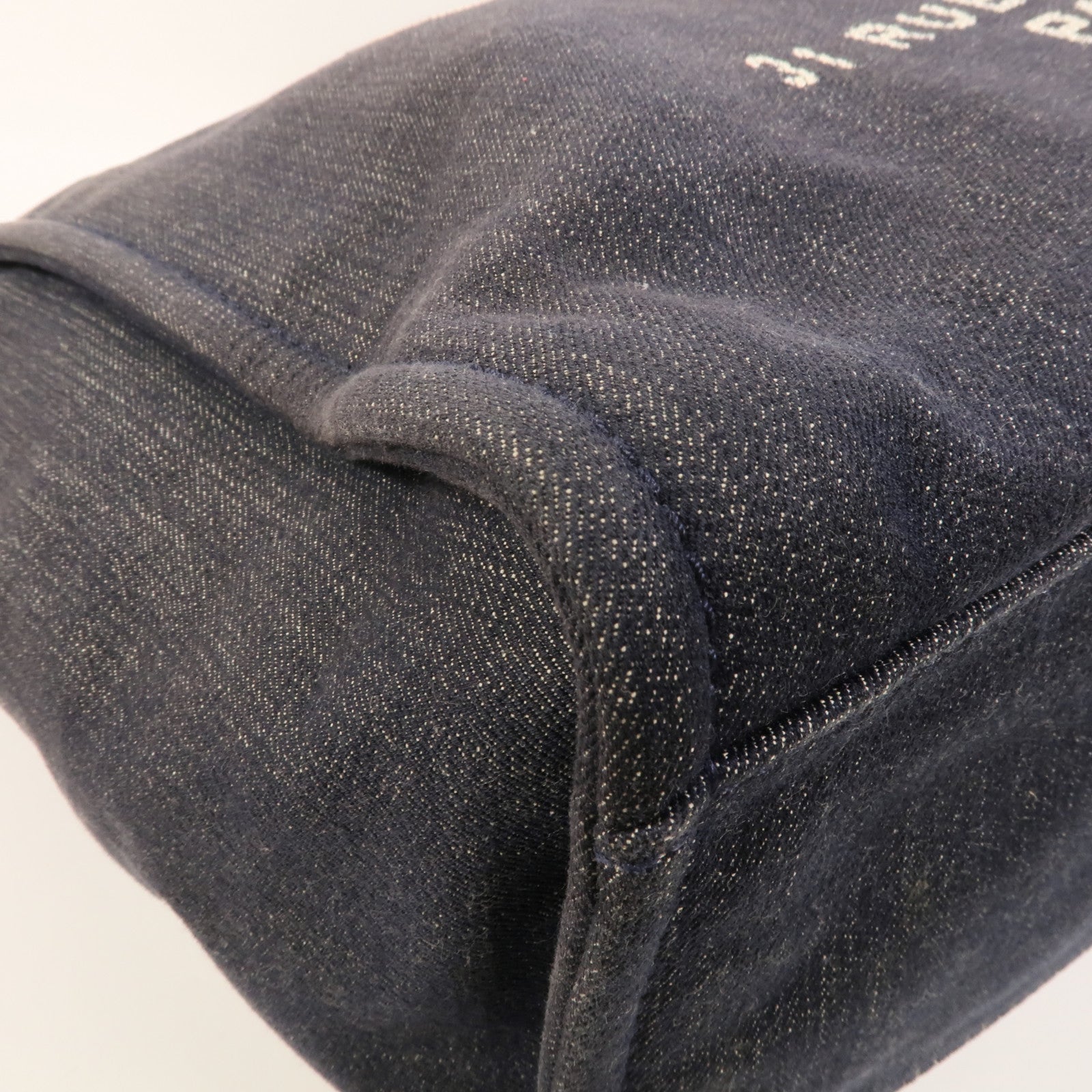 CHANEL Denim Deauville Tote Bag手挽肩背兩用袋