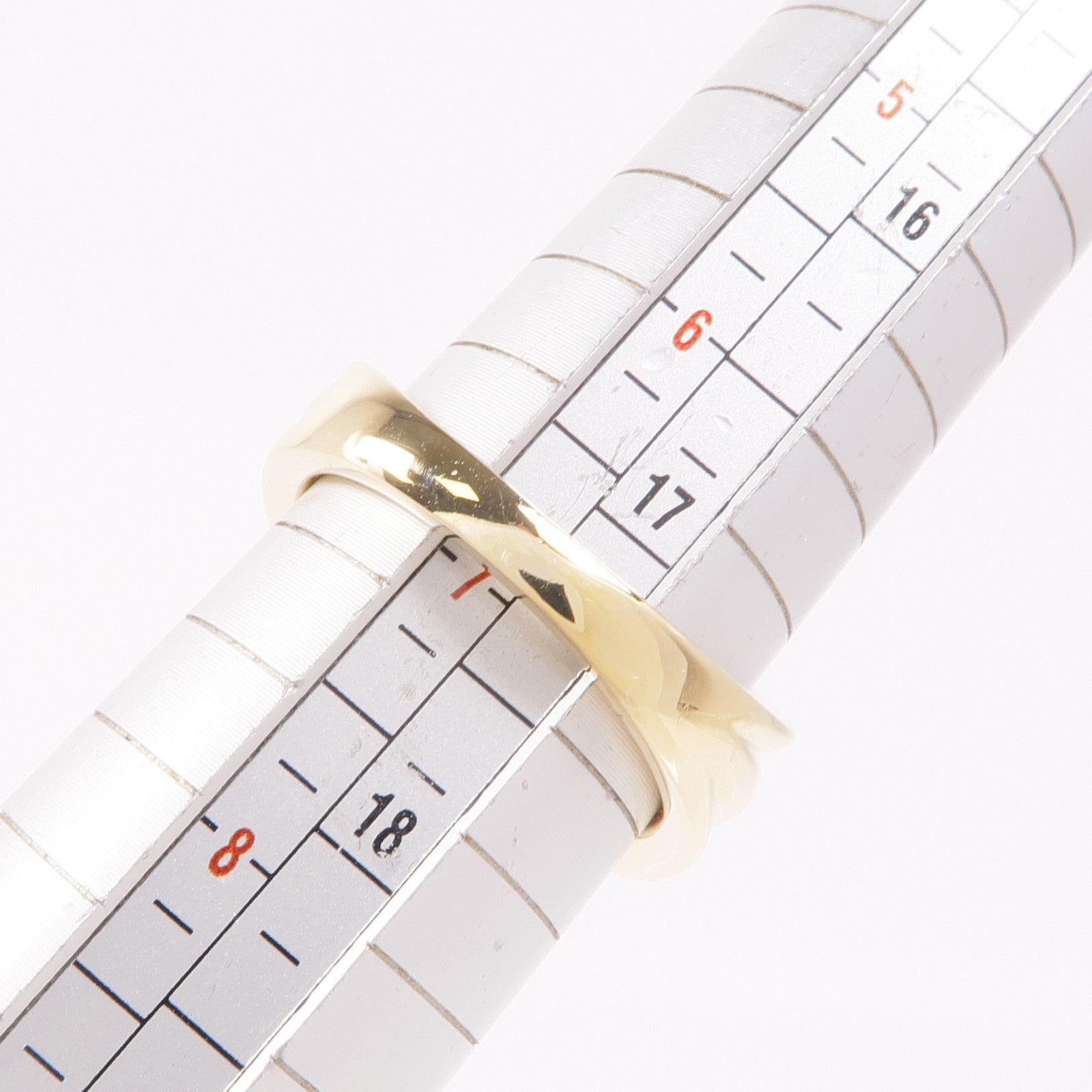 JEWELRY 【激減優惠】18K黃金Ruby/Diamond Ring紅寶石/鑽石戒指US#6.75