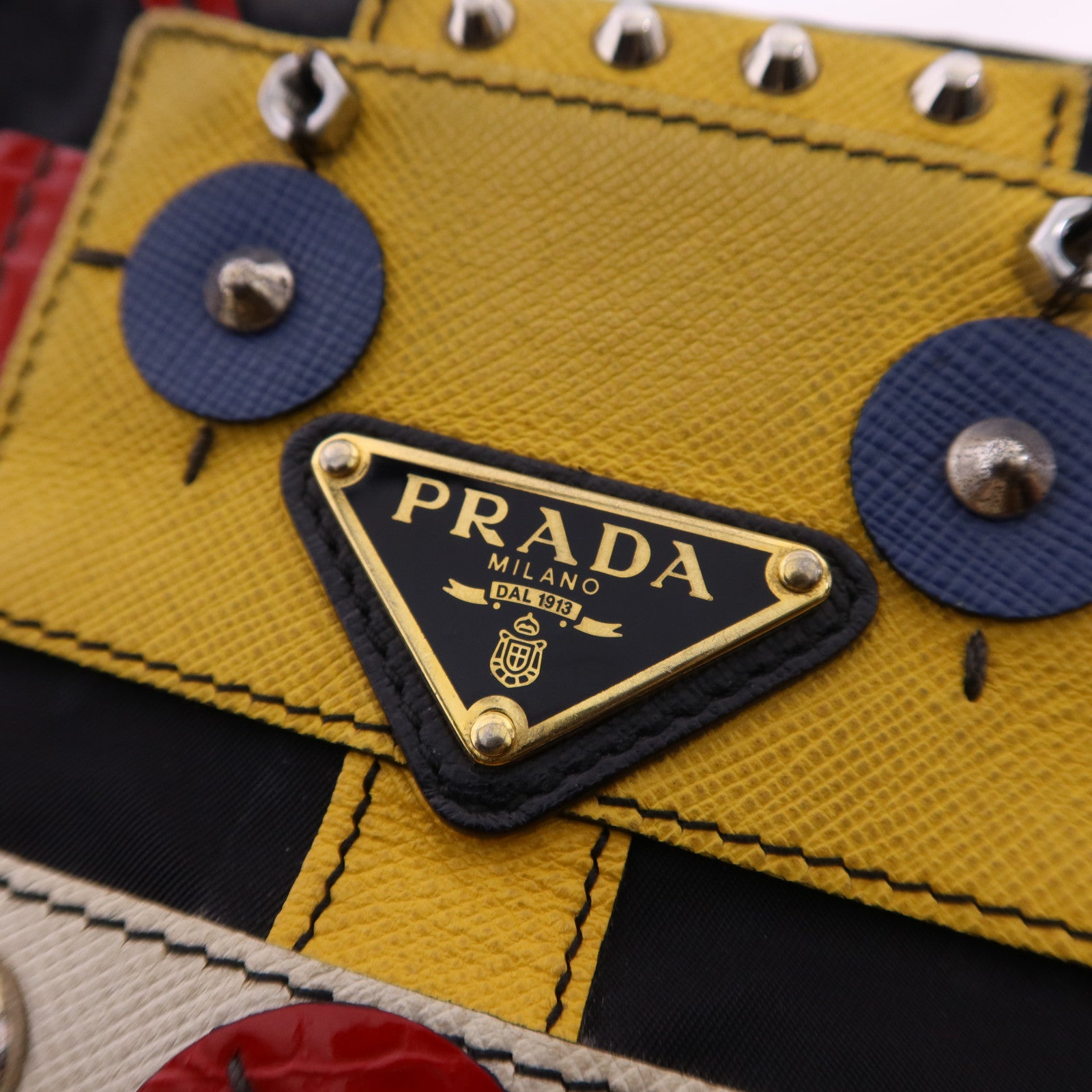 PRADA 尼龍Robot Tote Bag金扣手挽袋1BG052