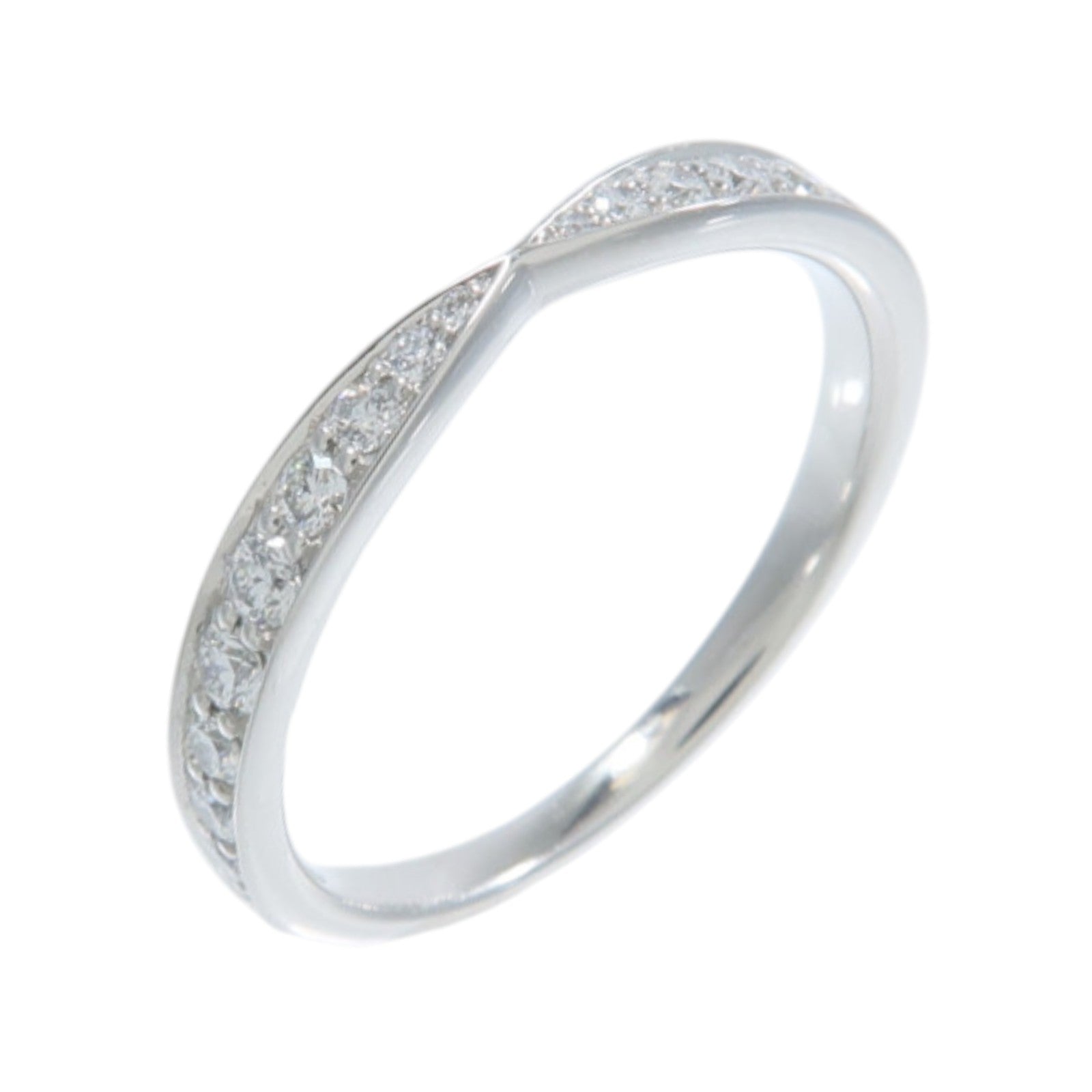 TIFFANY＆CO PT950鉑金Harmony Ring Diamond鑽石戒指