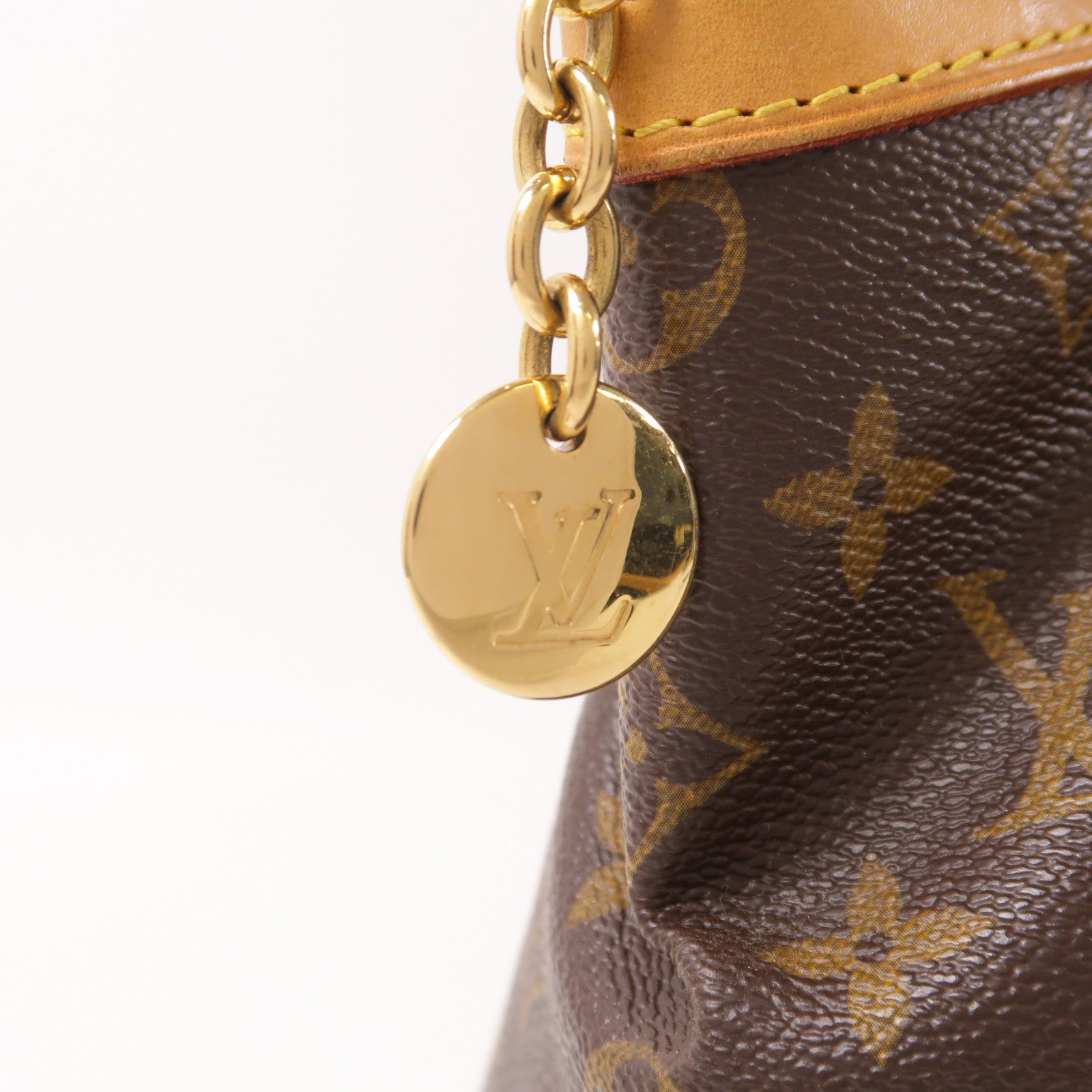 LOUIS VUITTON LV GHW Tivoli PM Handbag M40143 Monogram Brown