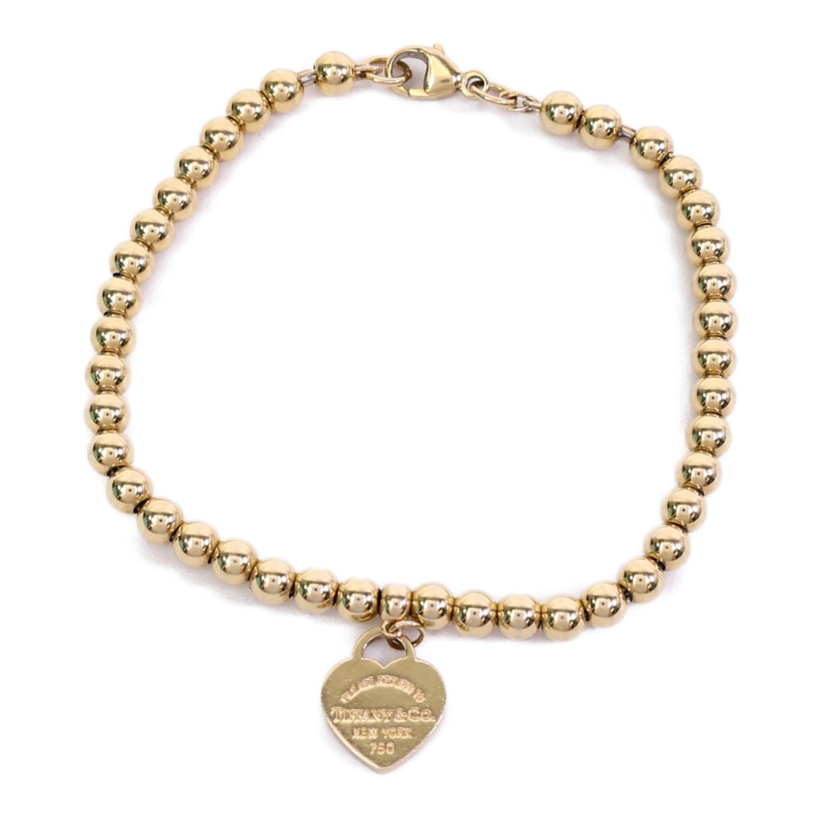 TIFFANY＆CO 18K黃金Return To Tiffany Bracelet手鏈