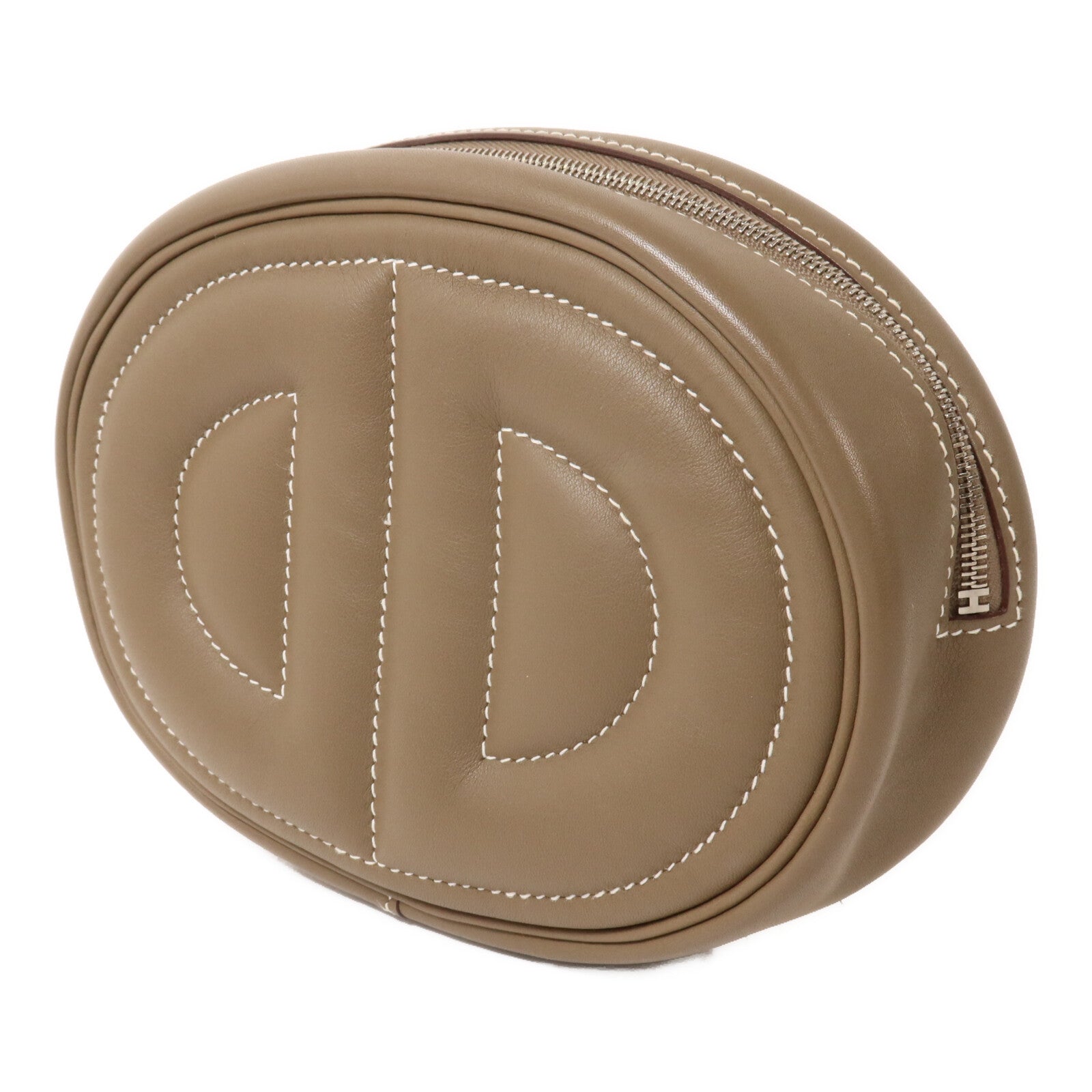 HERMES Swift皮革In The Loop Belt Bag肩背袋Etoupe