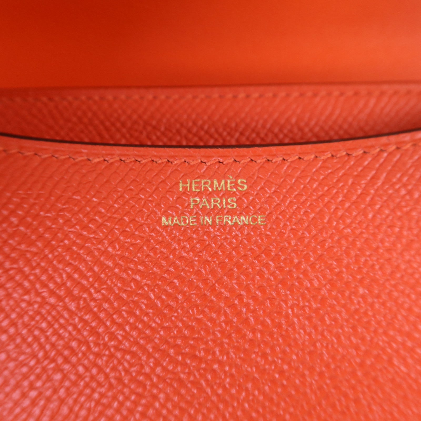 HERMES Epsom皮革Constance Mini金扣肩背袋