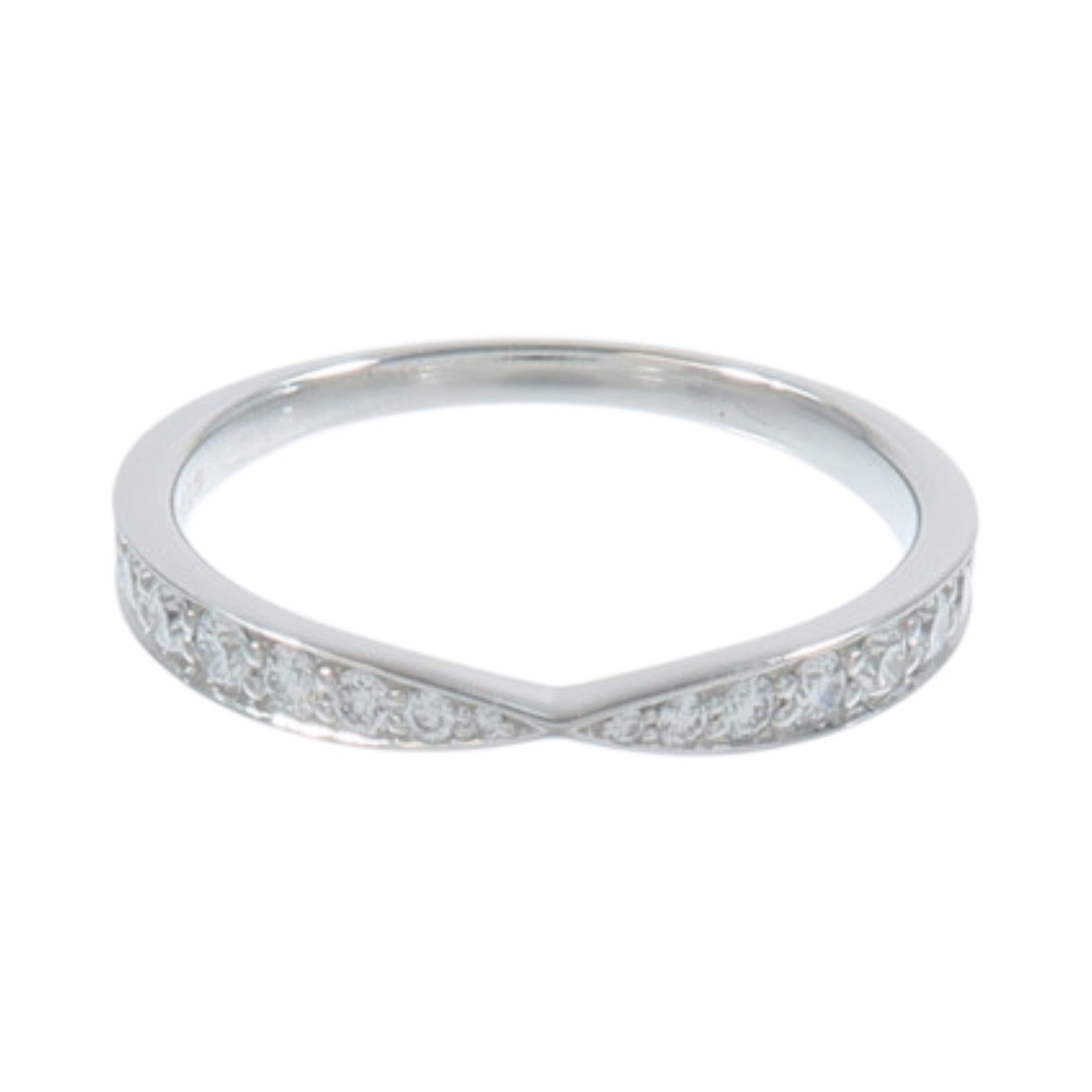 TIFFANY＆CO PT950鉑金Harmony Ring Diamond鑽石戒指