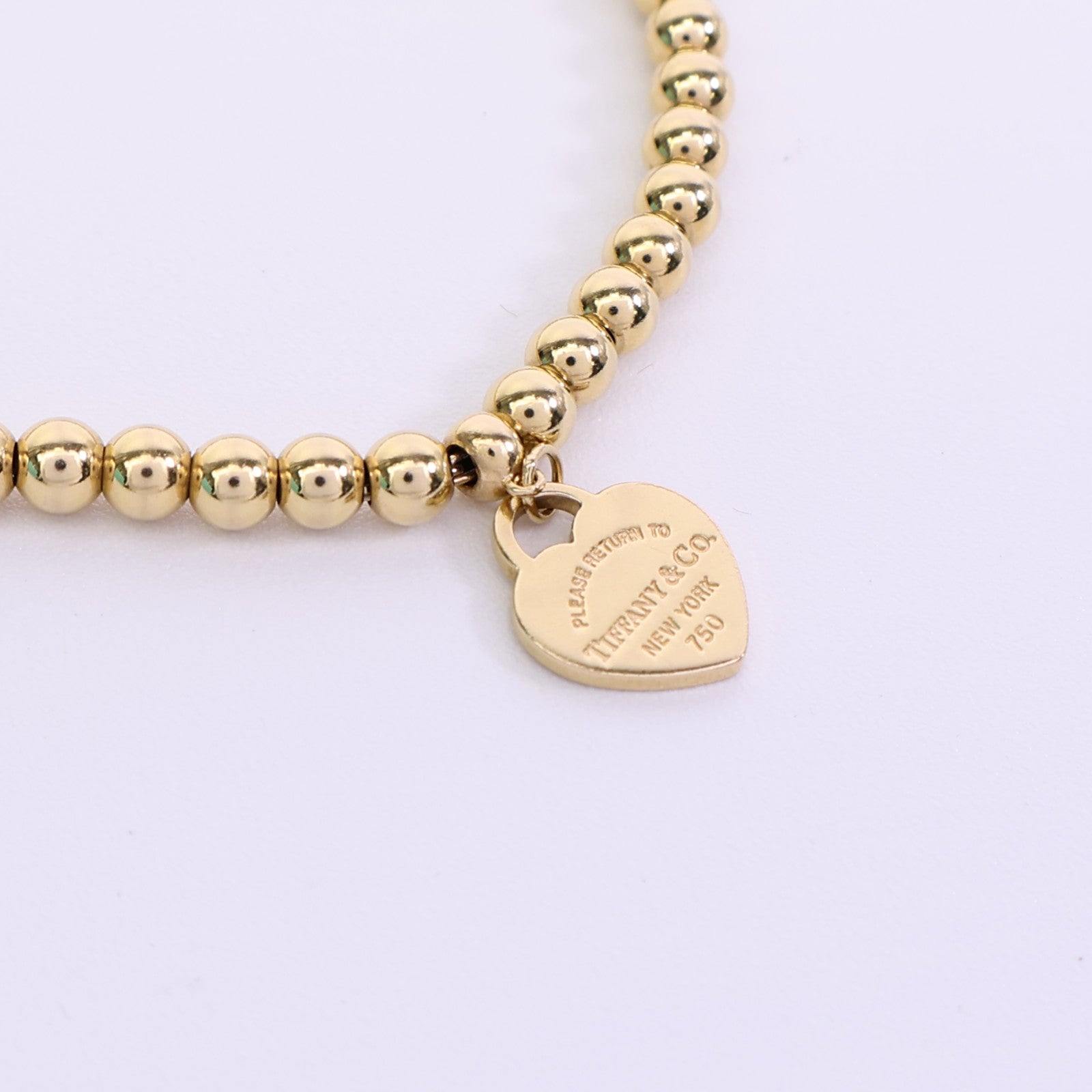 TIFFANY＆CO 18K黃金Return To Tiffany Bracelet手鏈